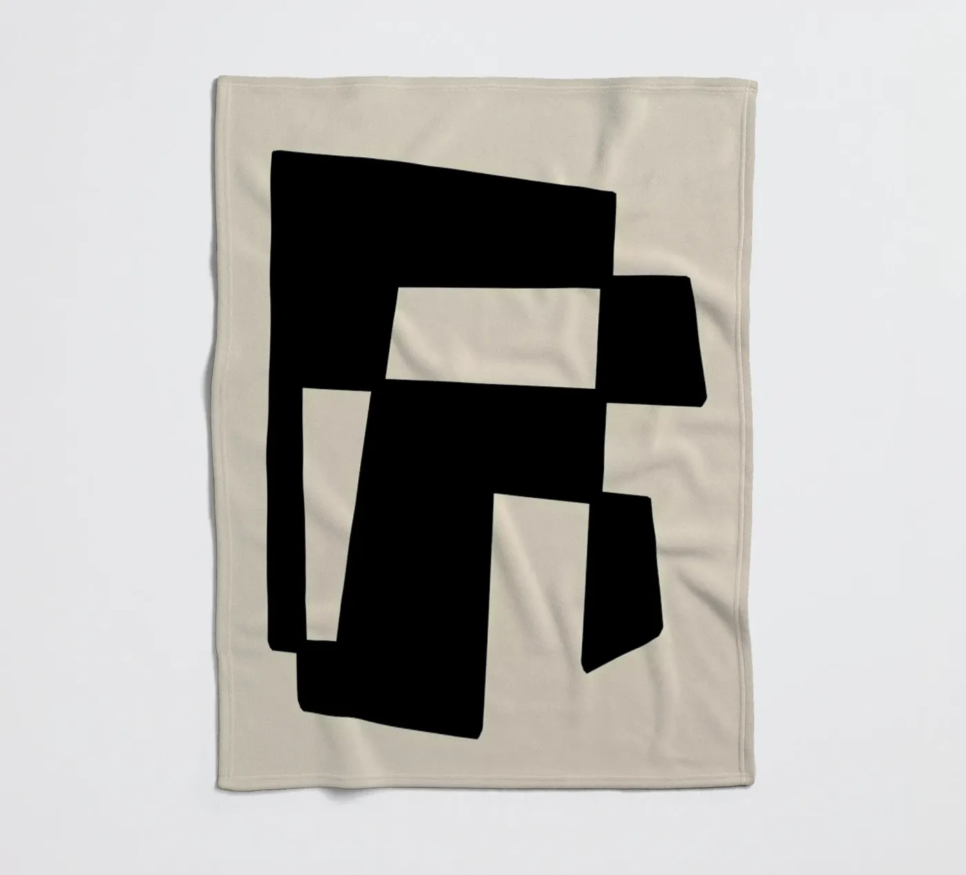 Structure fleecedeken van Graphite