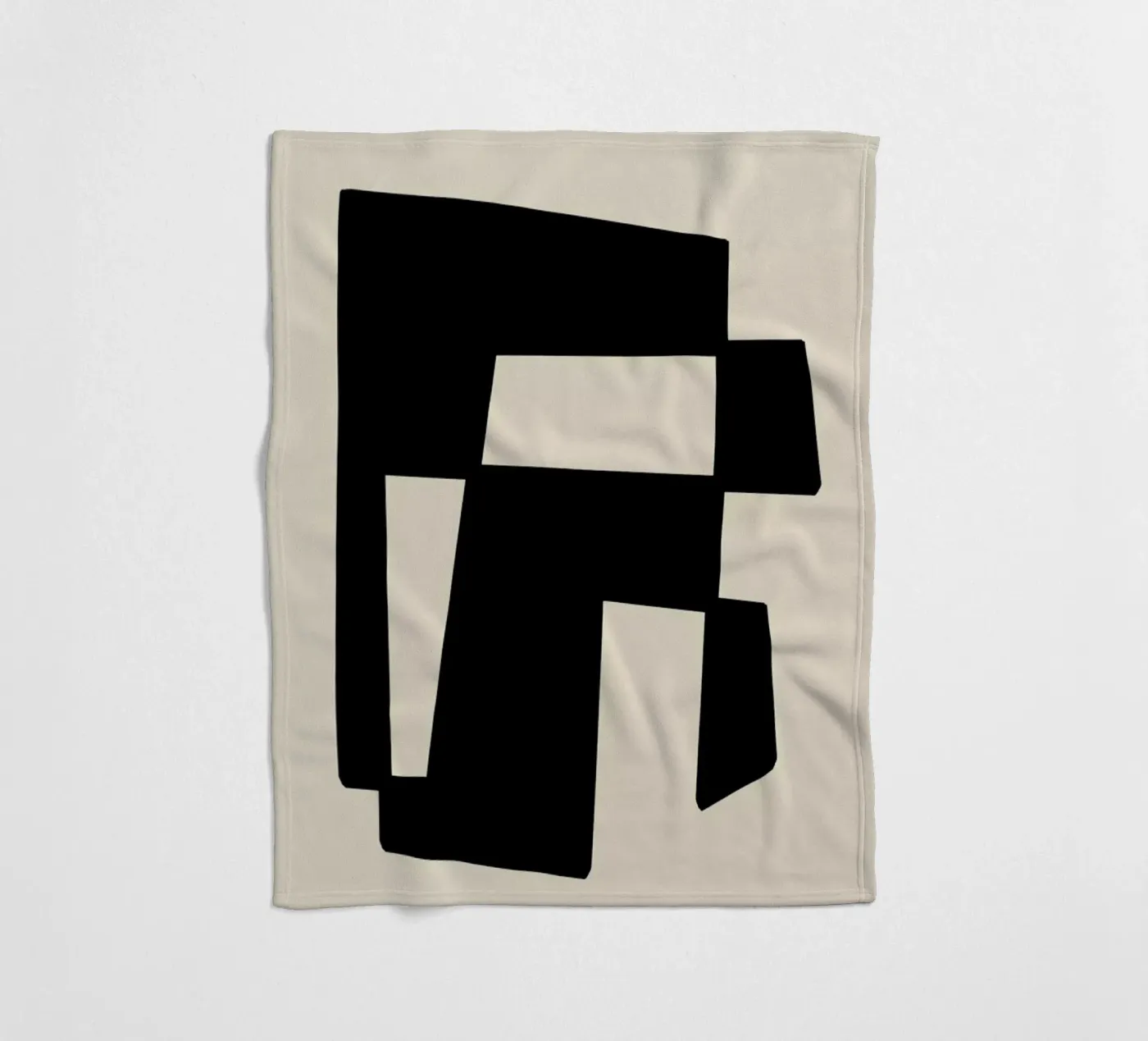 Structure fleecedeken van Graphite