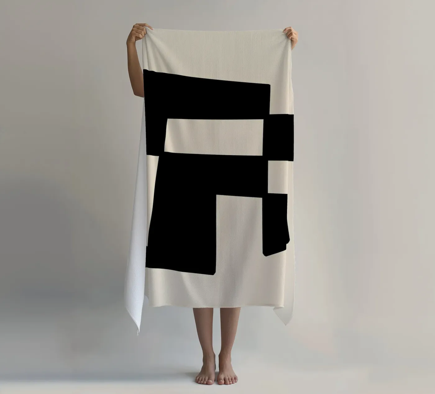 Structure serviette de plage de Graphite