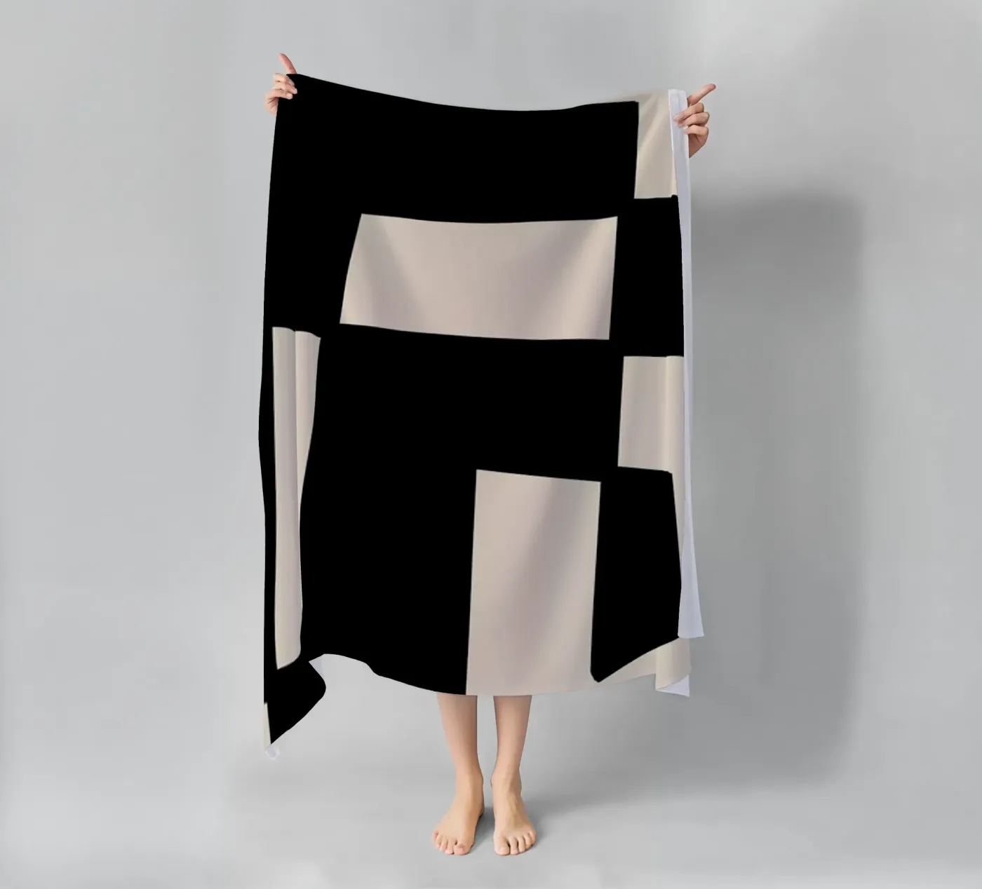 Structure serviette de plage de Graphite