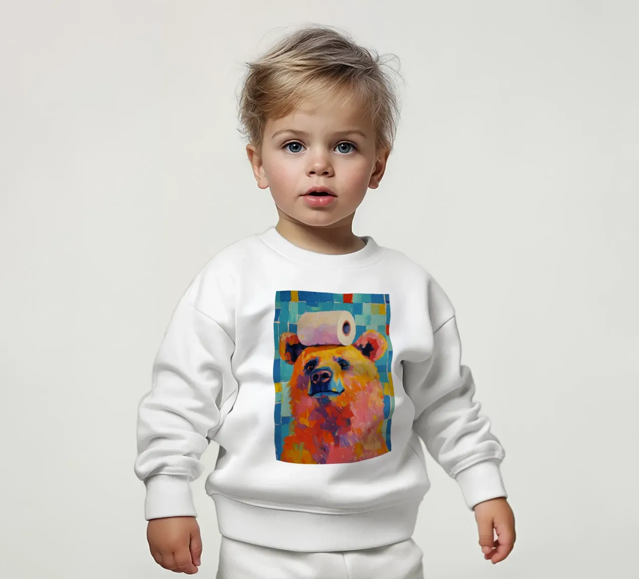 Orso con carta igienica felpa neonato da Adrian Patel