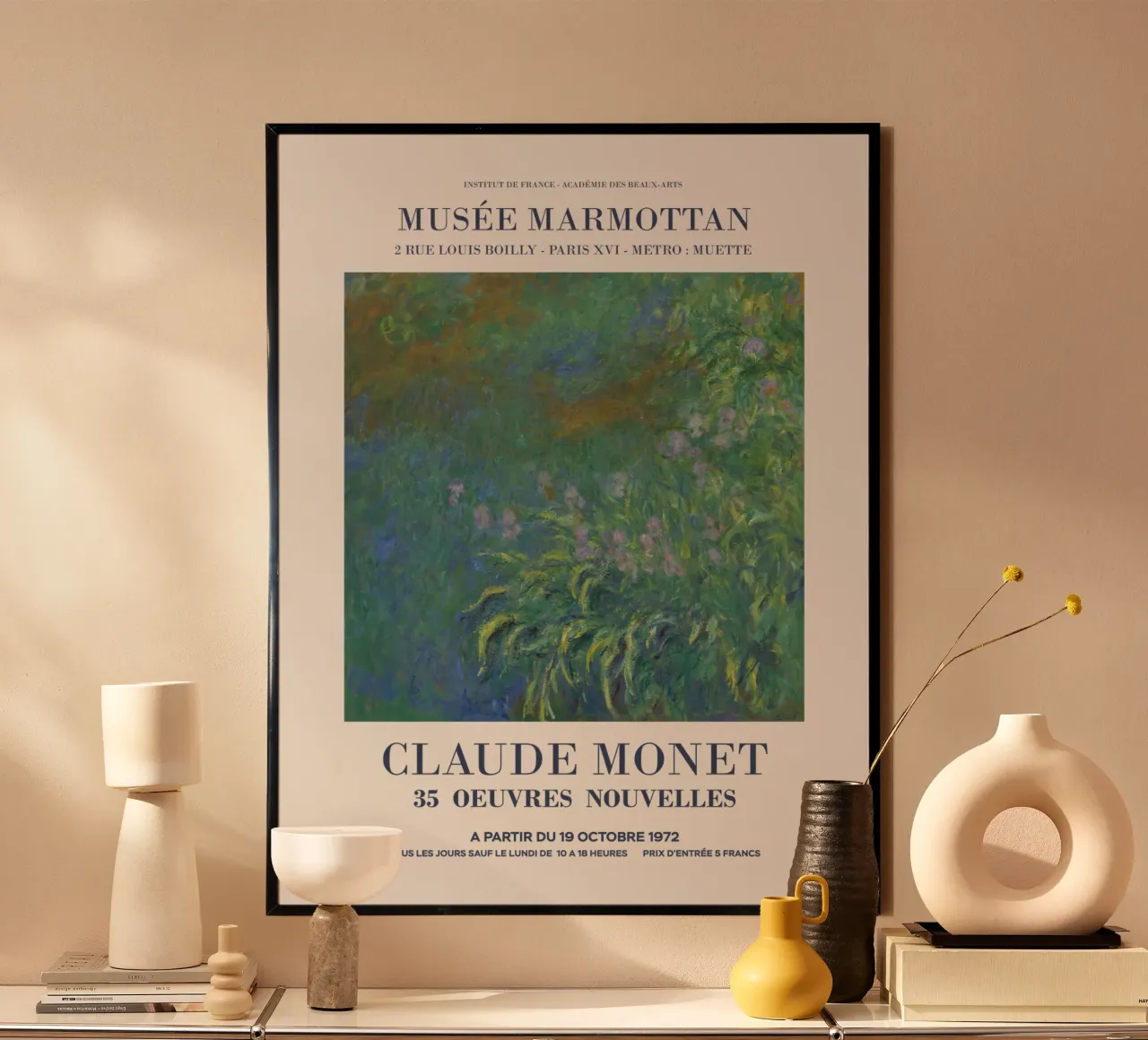 Mostra d'arte retrò Monet carta hahnemühle da Vintagrafica