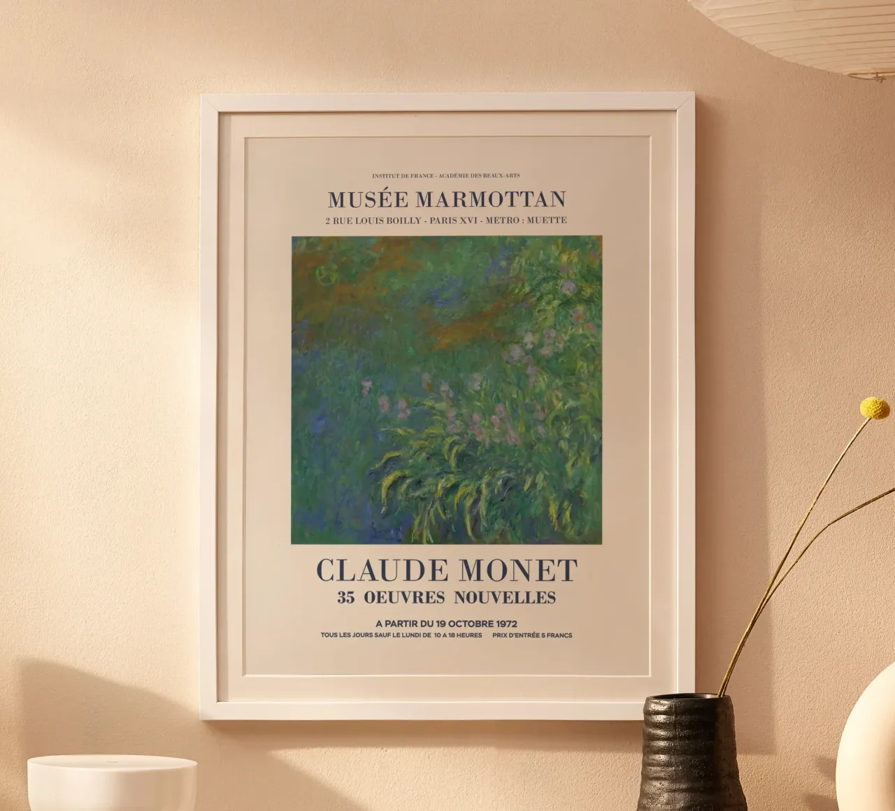 Mostra d'arte retrò Monet carta hahnemühle da Vintagrafica