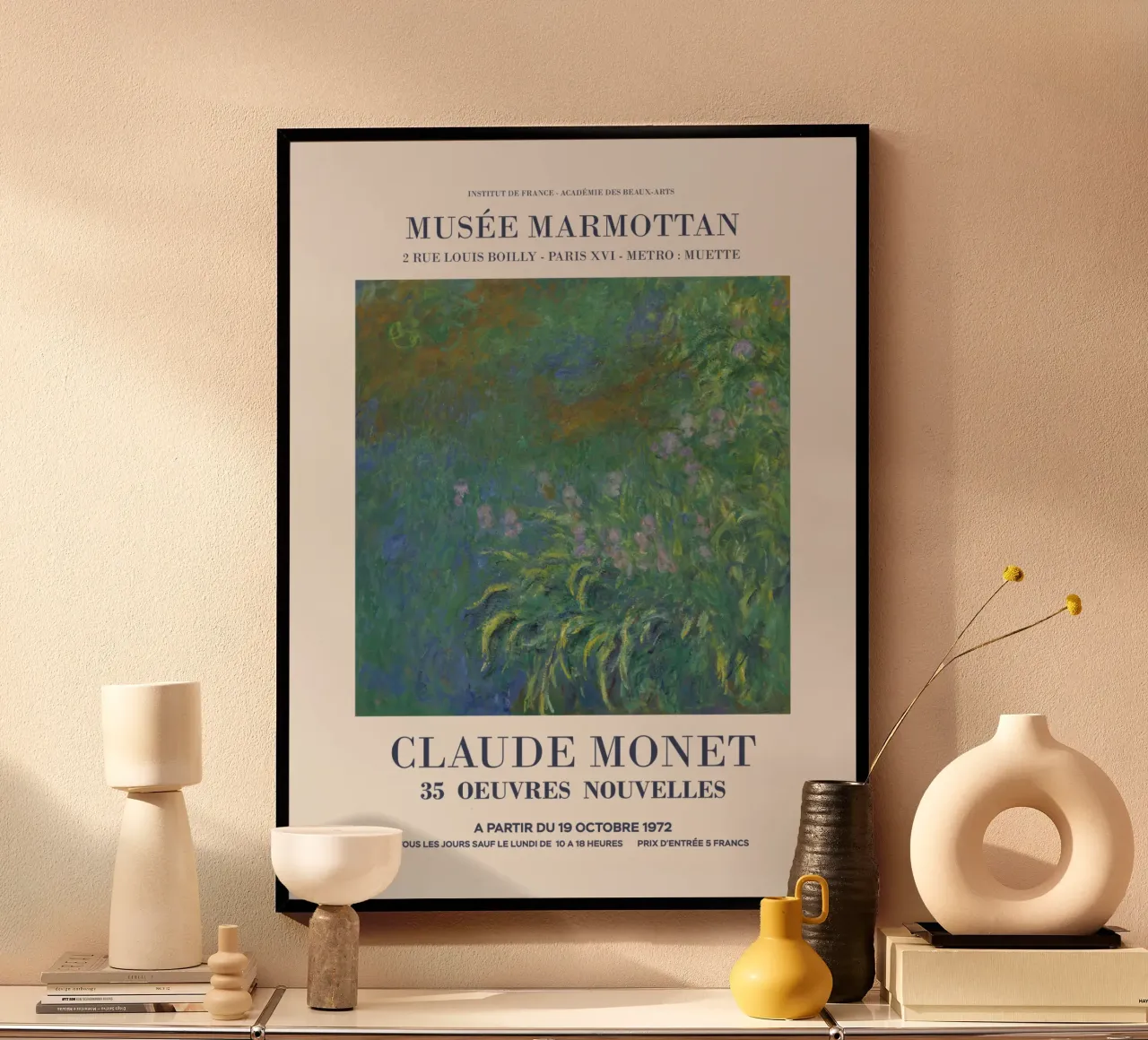 Mostra d'arte retrò Monet carta hahnemühle da Vintagrafica