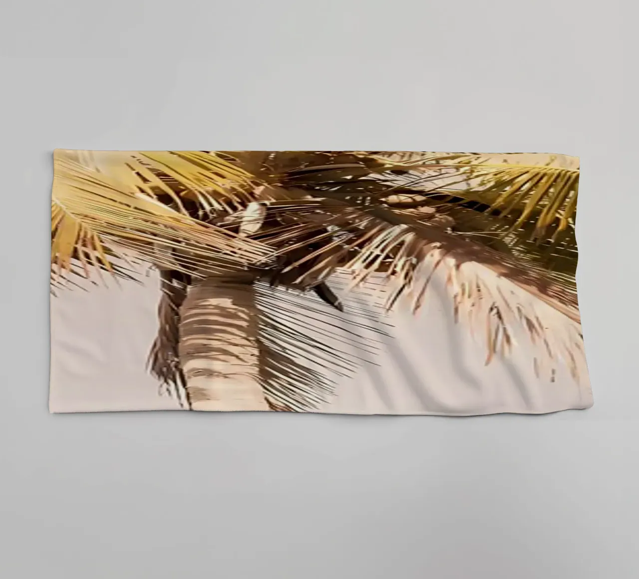 Palm Tree strand droom 2 badhanddoek van Matthew Katz