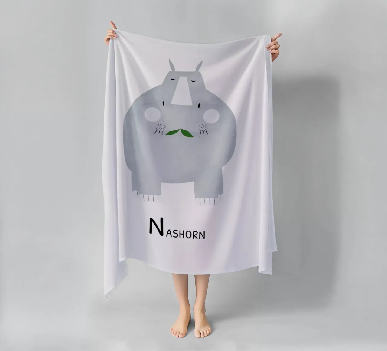 Nashorn telo mare da Little Flourishes