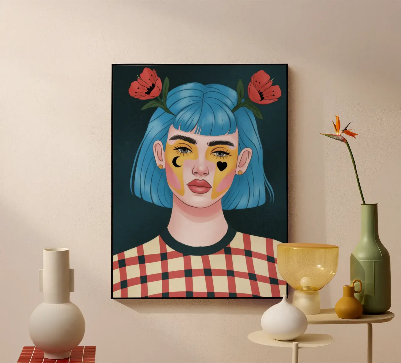 Capriccio blu eccentrico plexiglass da Lumina Vision