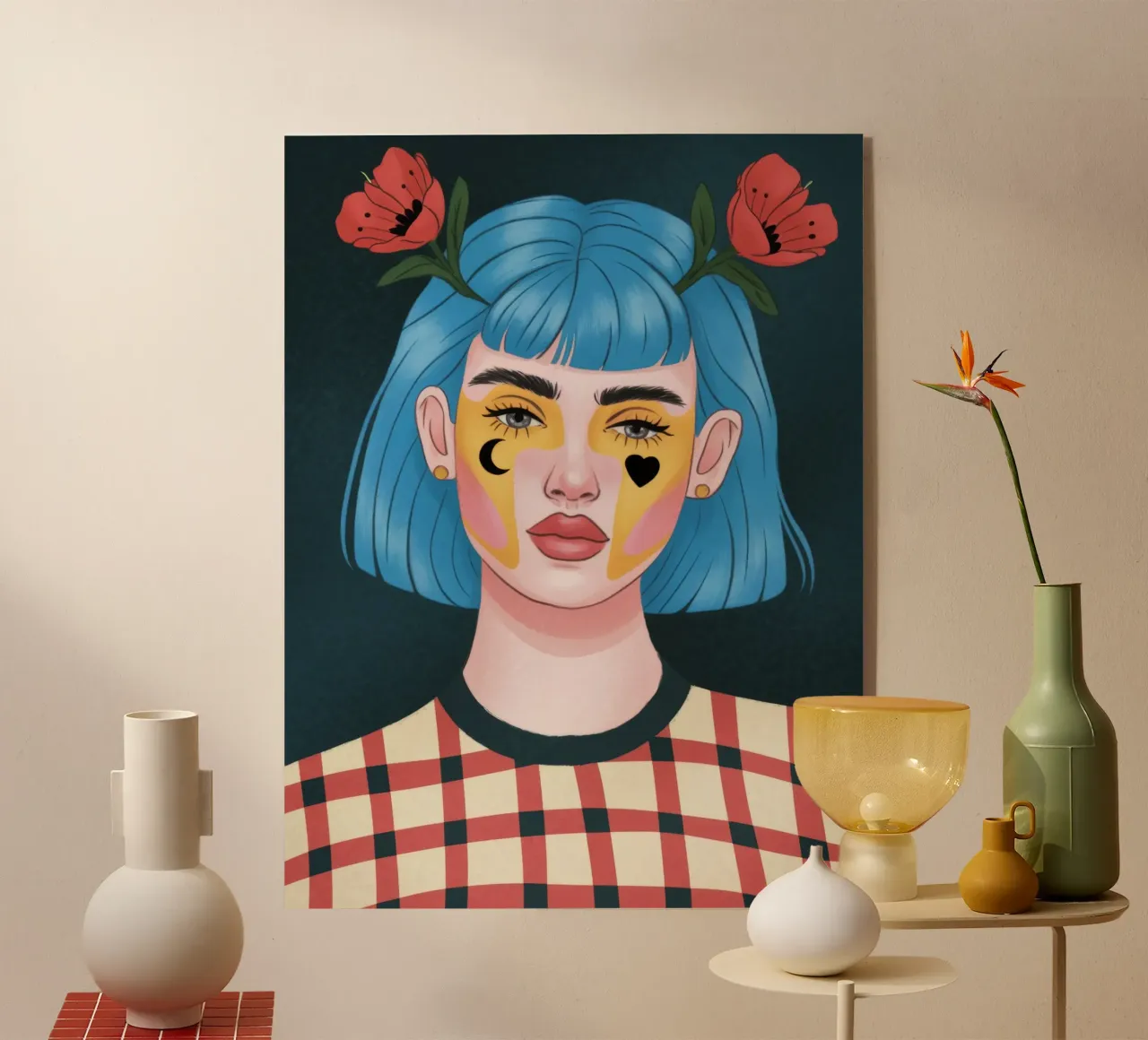 Capriccio blu eccentrico plexiglass da Lumina Vision