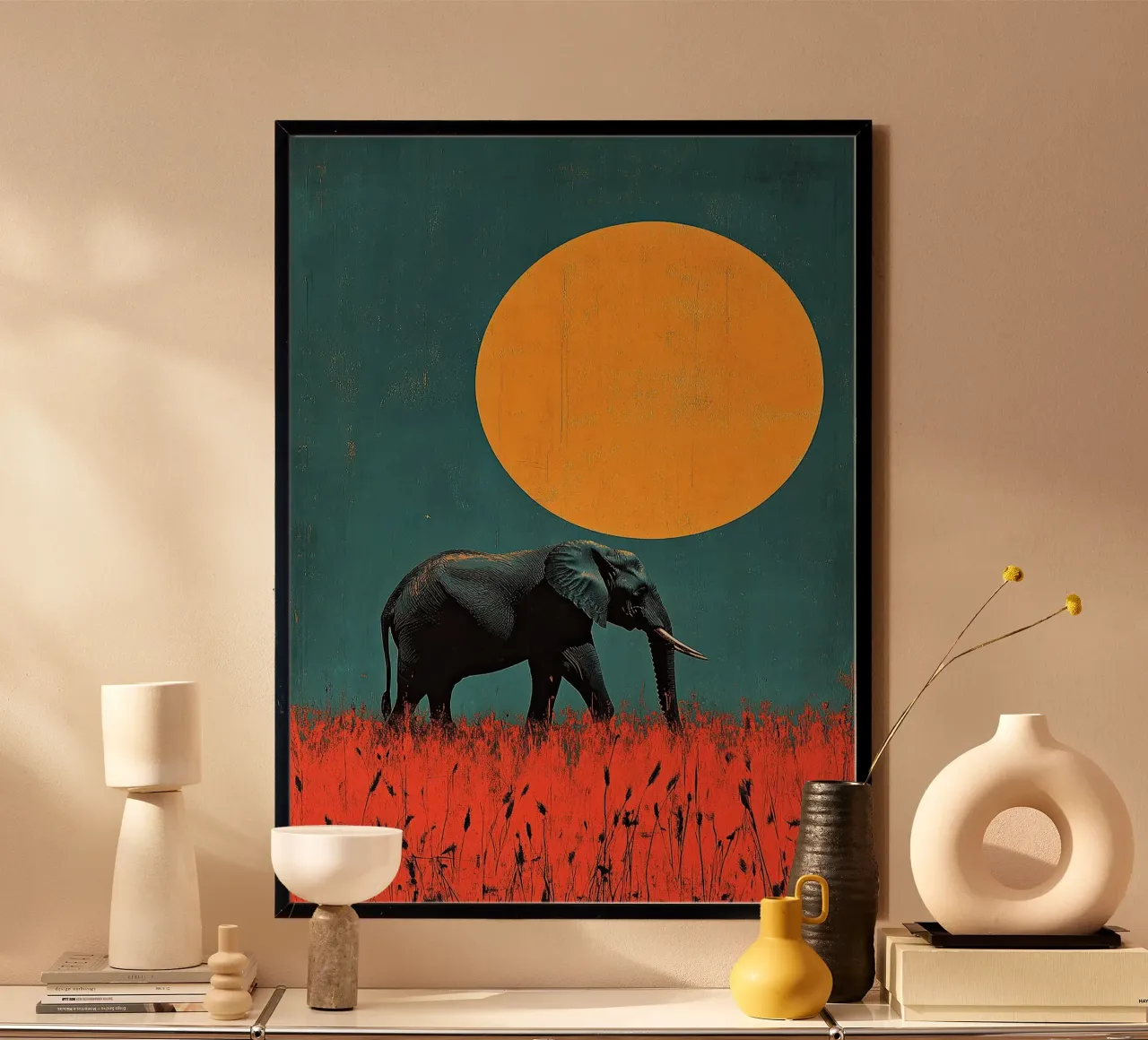 Elefante: un'eco dei tempi antichi carta hahnemühle da Nikis Art Studio