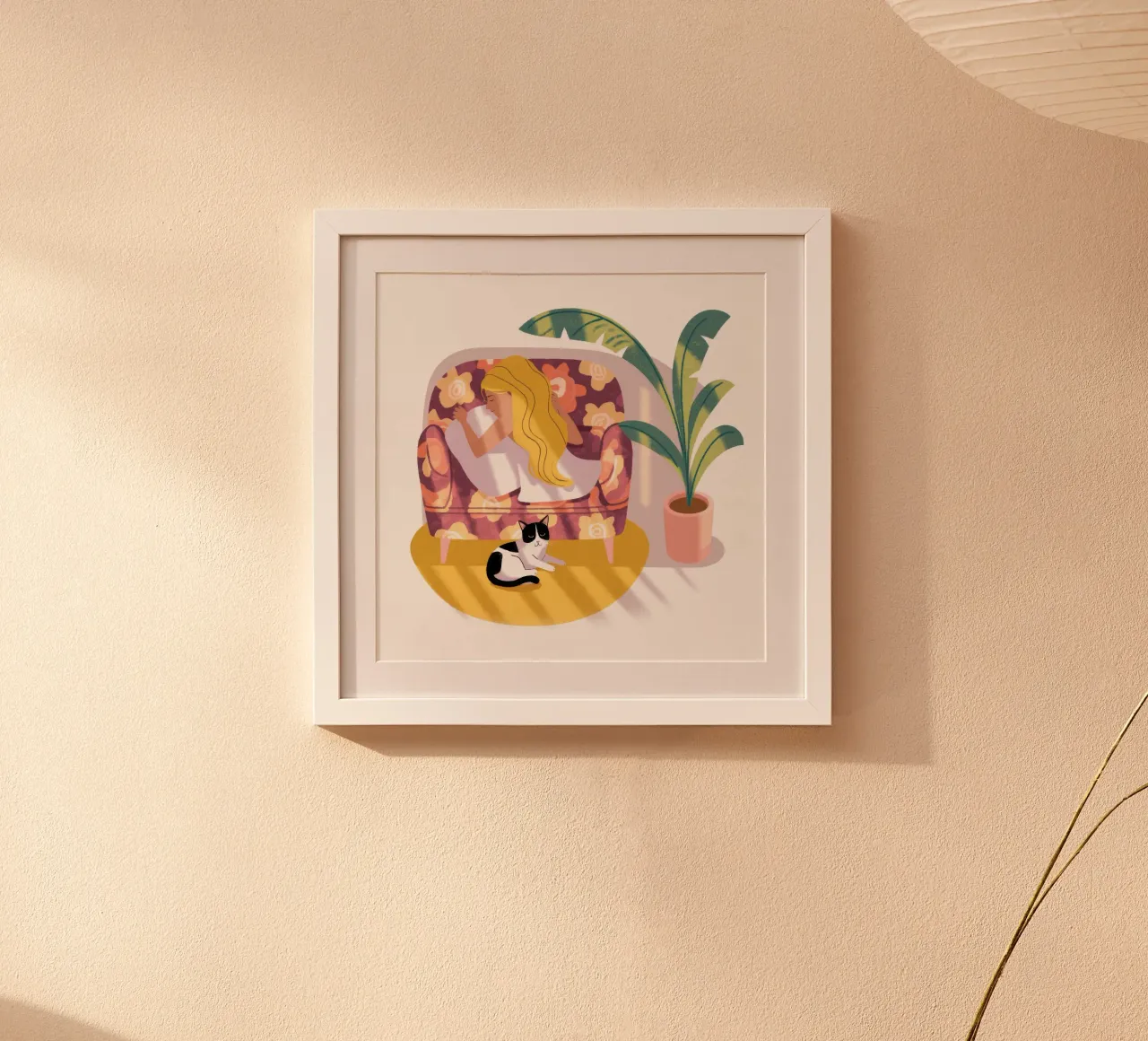 Accogliente comfort per i gatti poster da Lumina Vision