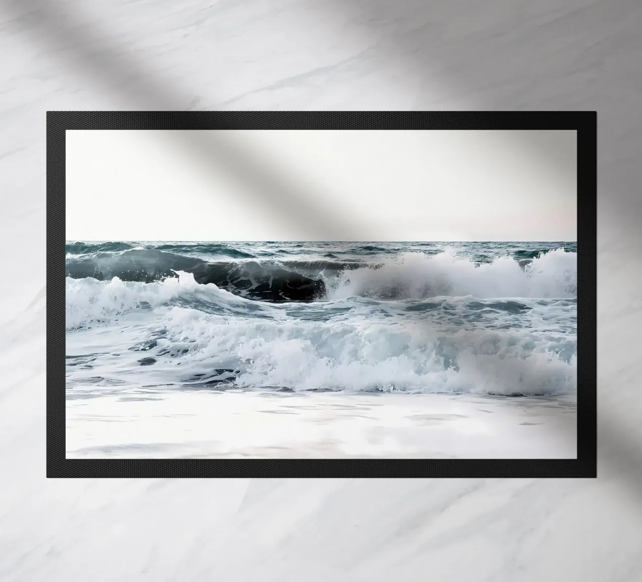 Ocean Waves doormat by Matthew Katz