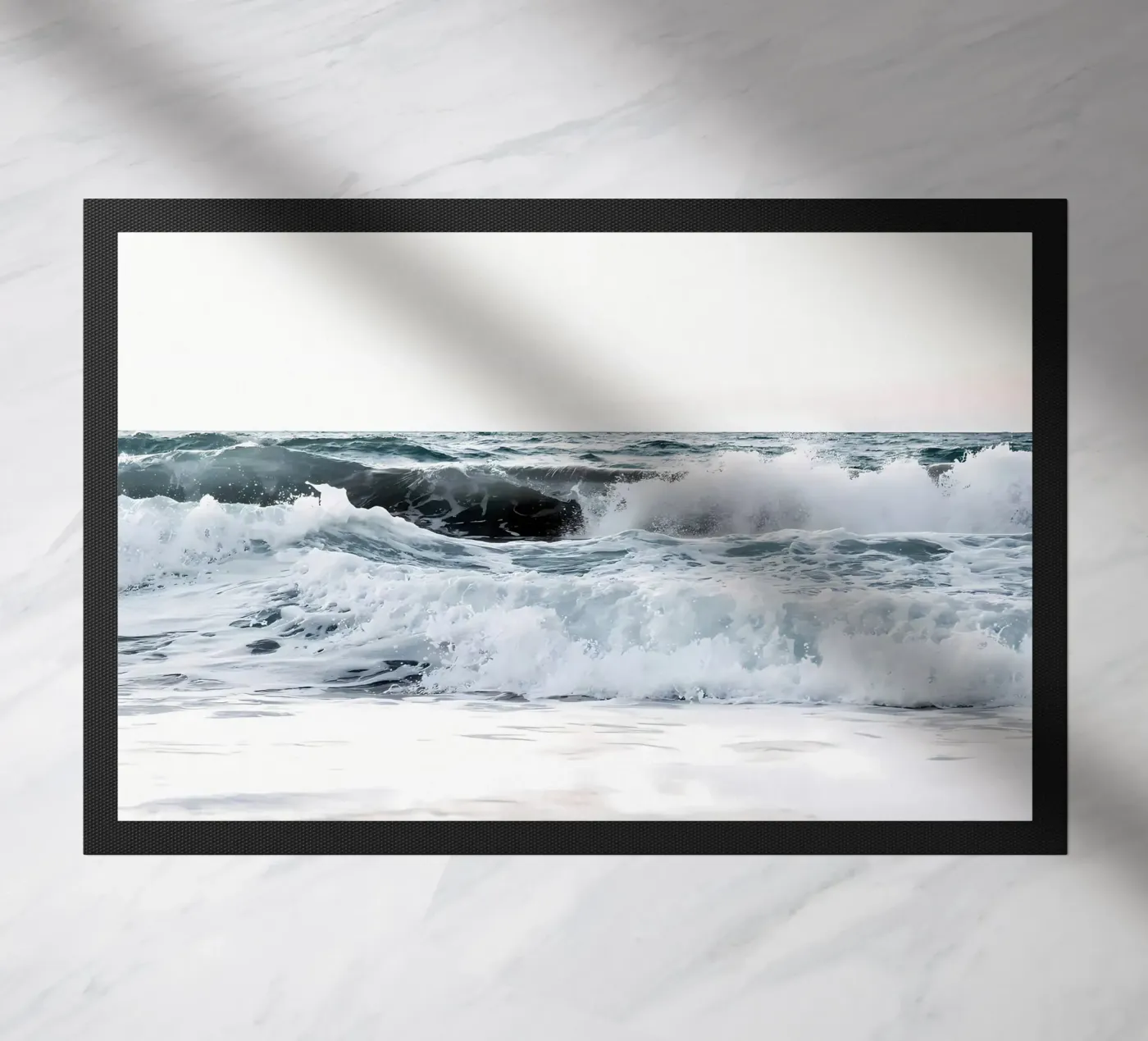 Ocean Waves doormat by Matthew Katz