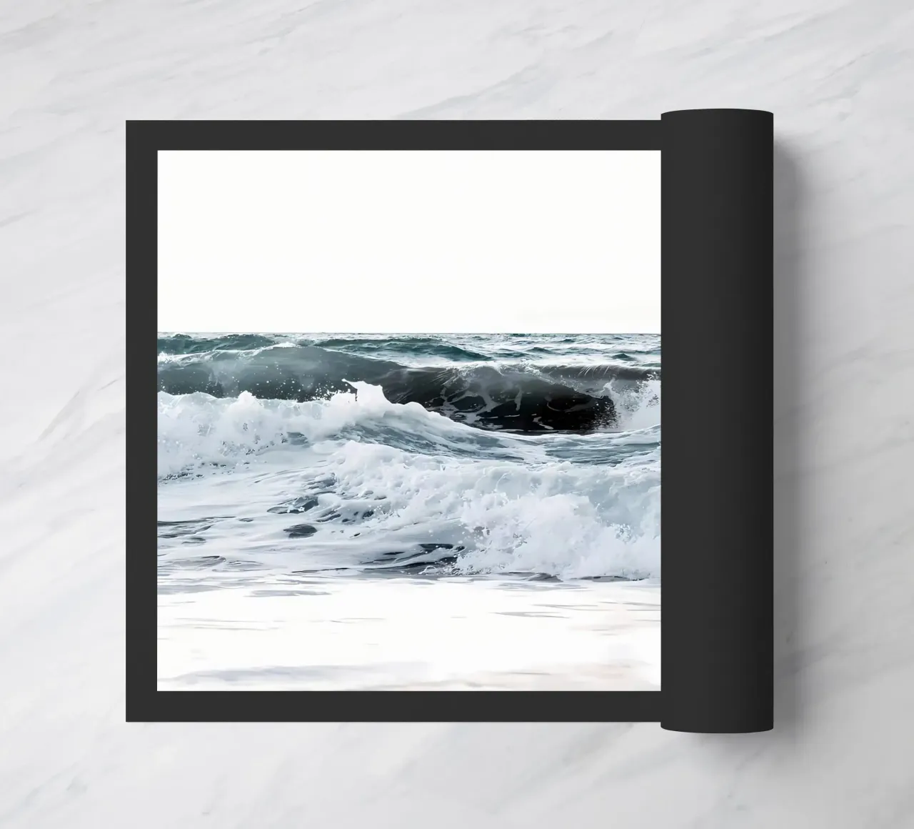 Ocean Waves doormat by Matthew Katz