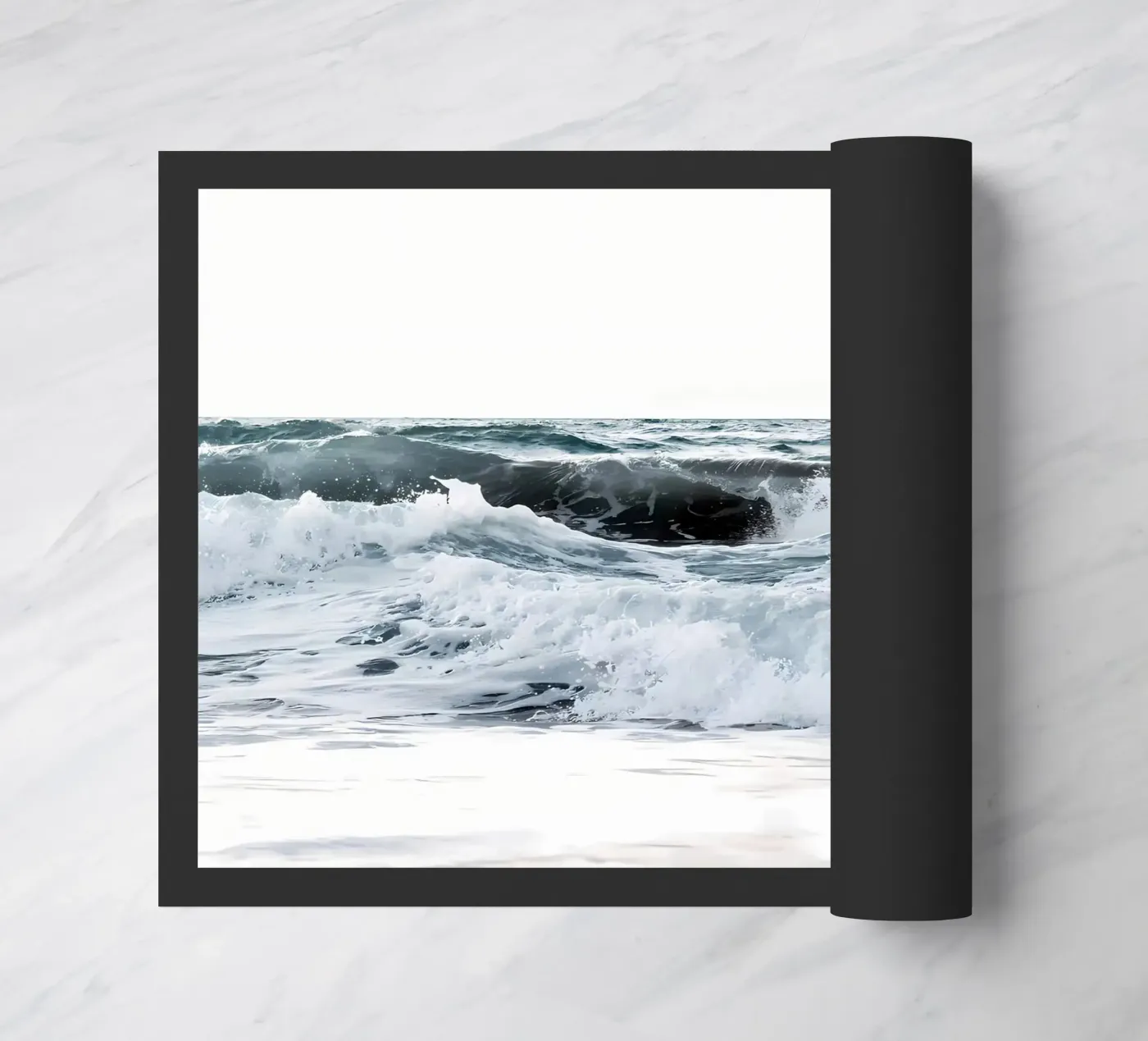 Ocean Waves doormat by Matthew Katz