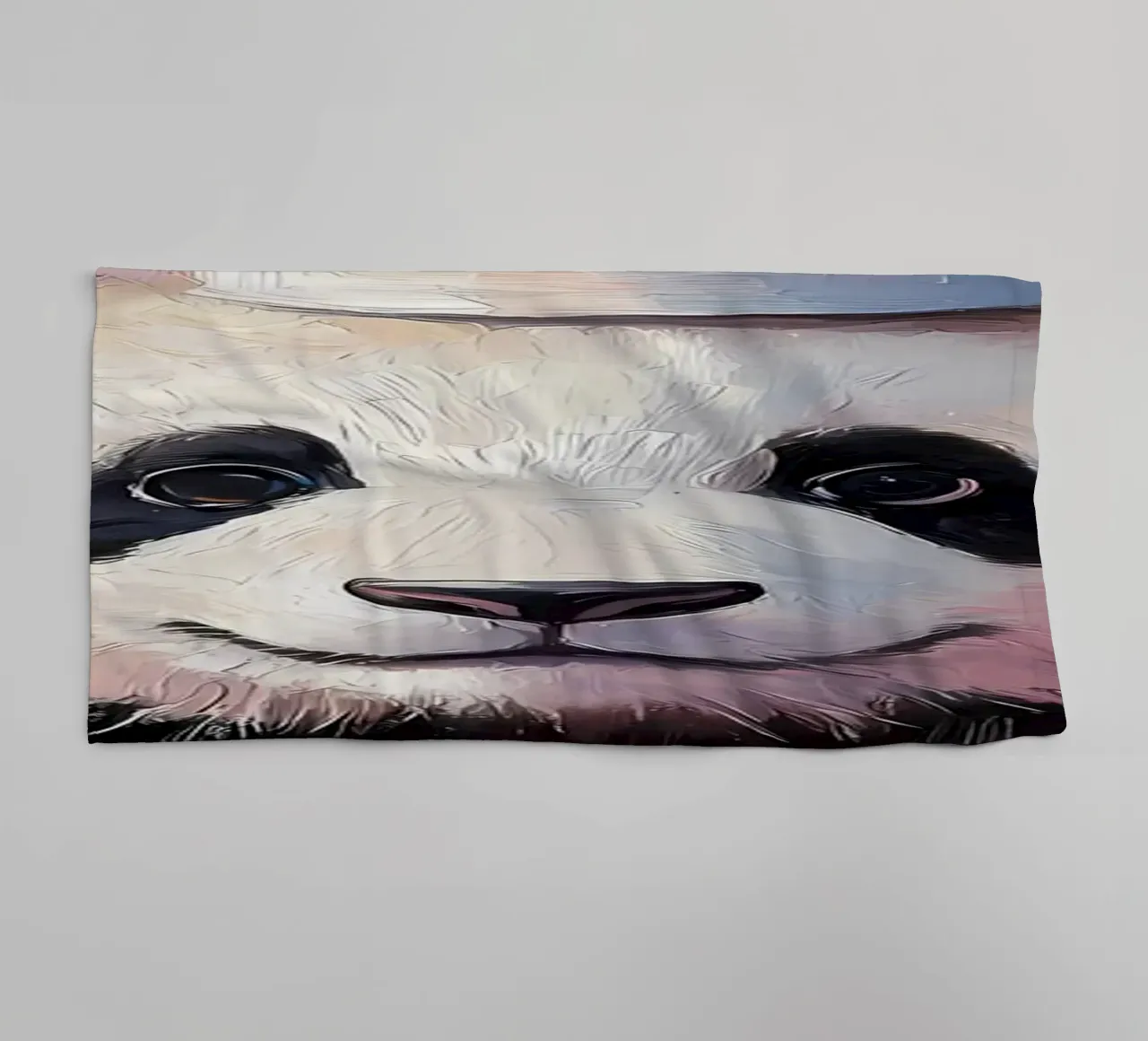 Panda met wc-hoed badhanddoek van Adrian Patel