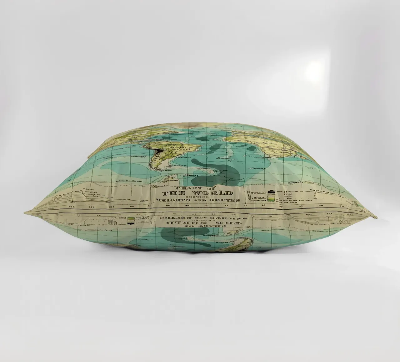 Mappa d'epoca cuscino da Aiden Garcia
