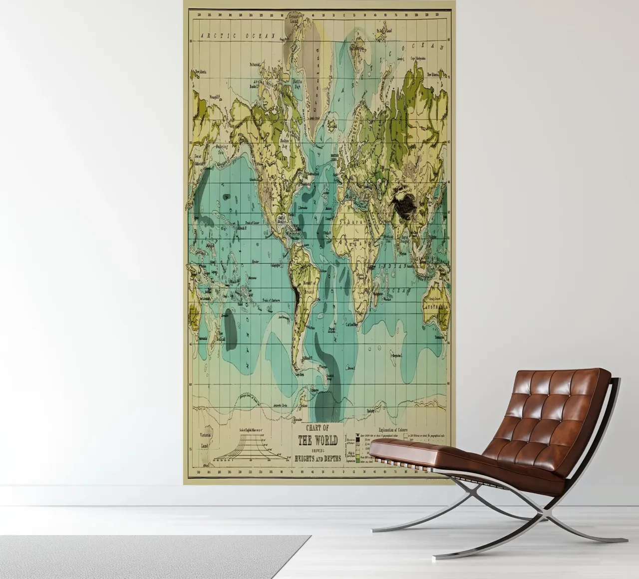 Vintage map photo wallpaper by Aiden Garcia