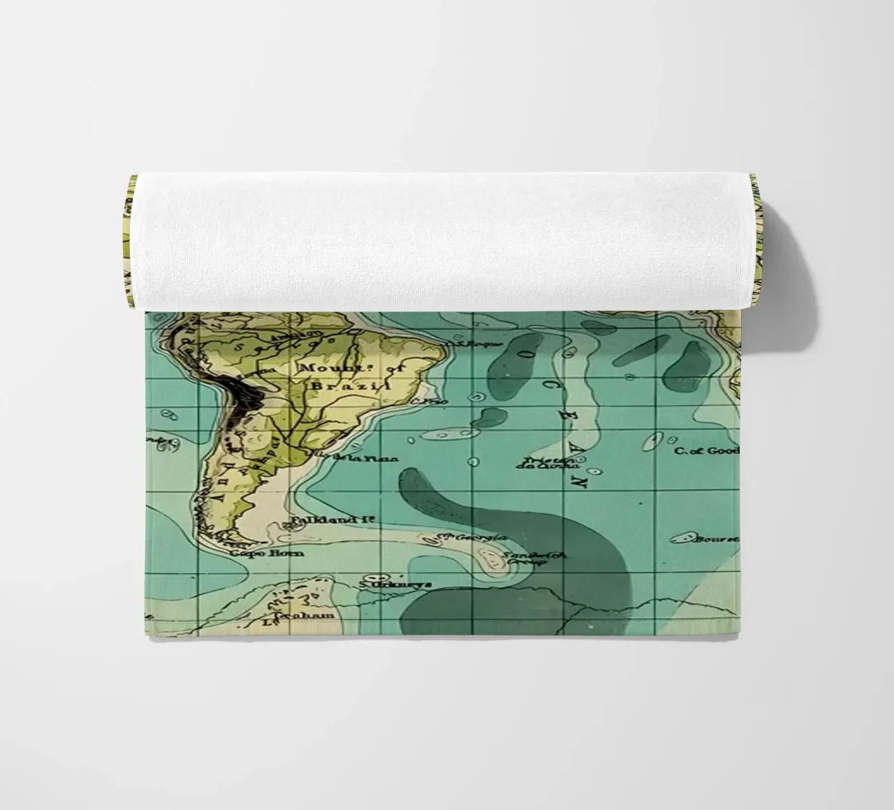 Mappa d'epoca telo mare da Aiden Garcia