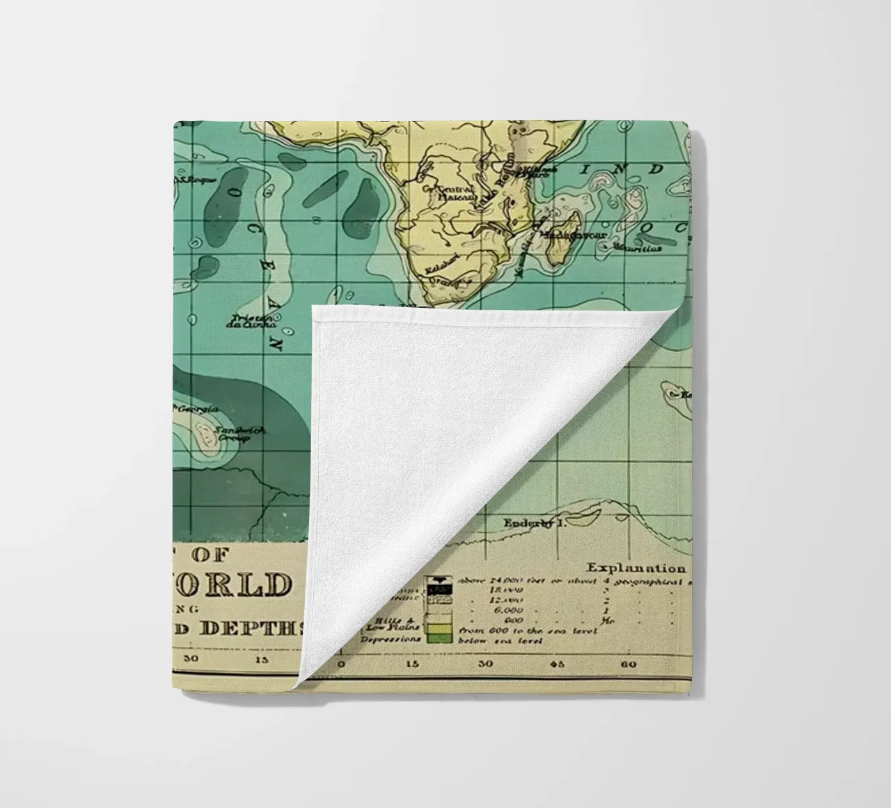 Mappa d'epoca telo mare da Aiden Garcia