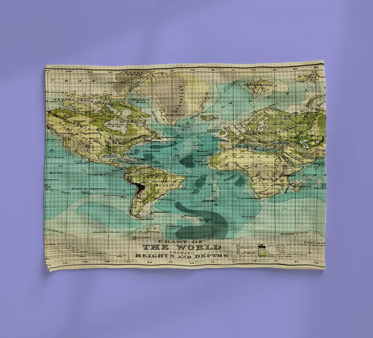 Mappa d'epoca canovaccio da cucina da Aiden Garcia