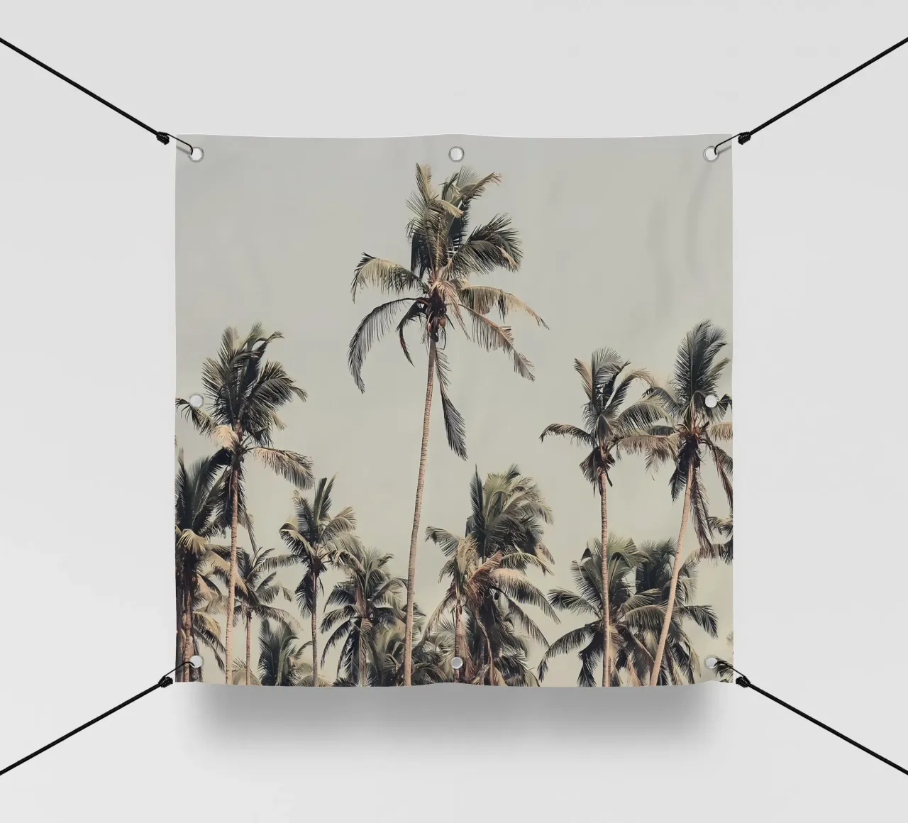 Palme sulla spiaggia telo in pvc da Matthew Katz