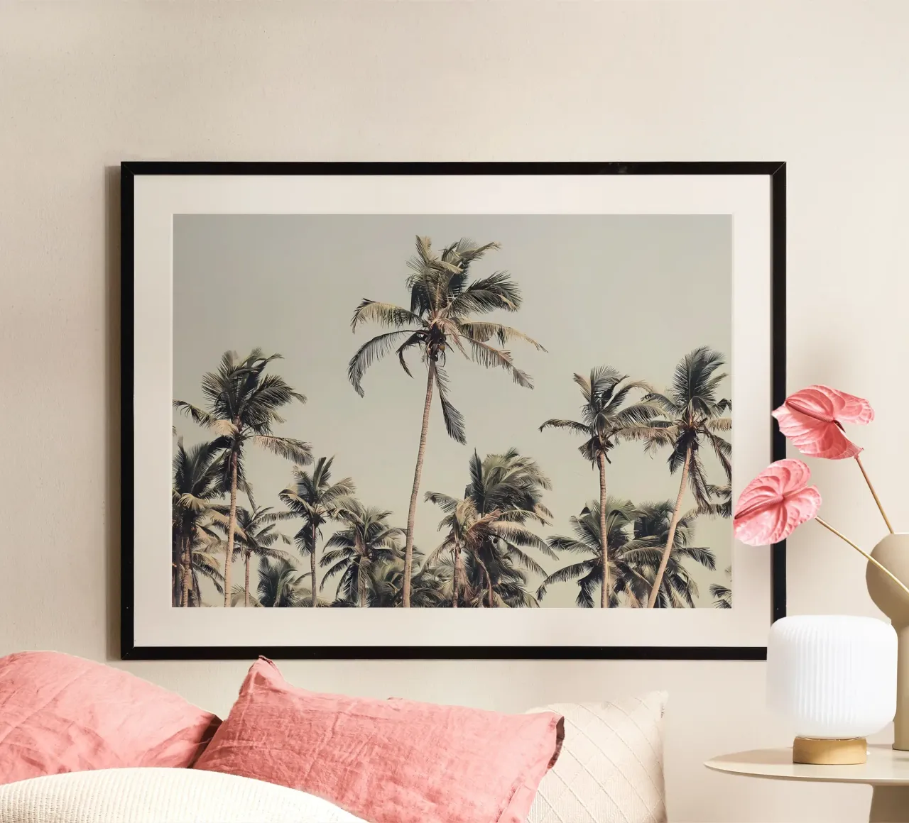 Palme sulla spiaggia poster da Matthew Katz