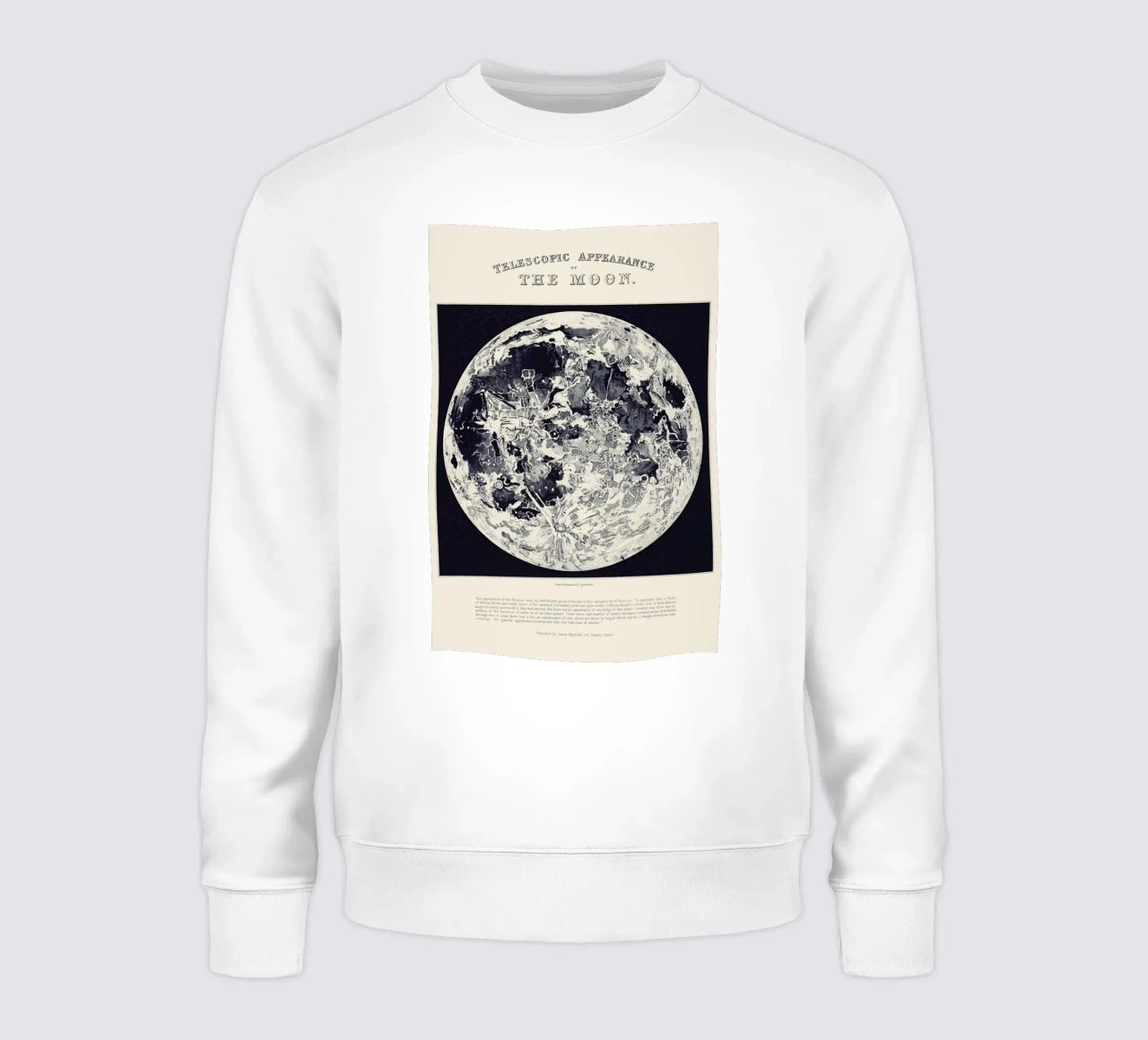 Telescopic Appearance Of The Moon sweat de Astër
