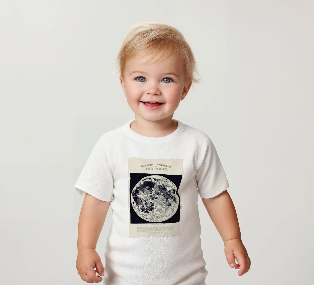 Telescopic Appearance Of The Moon Baby T-Shirt von Astër