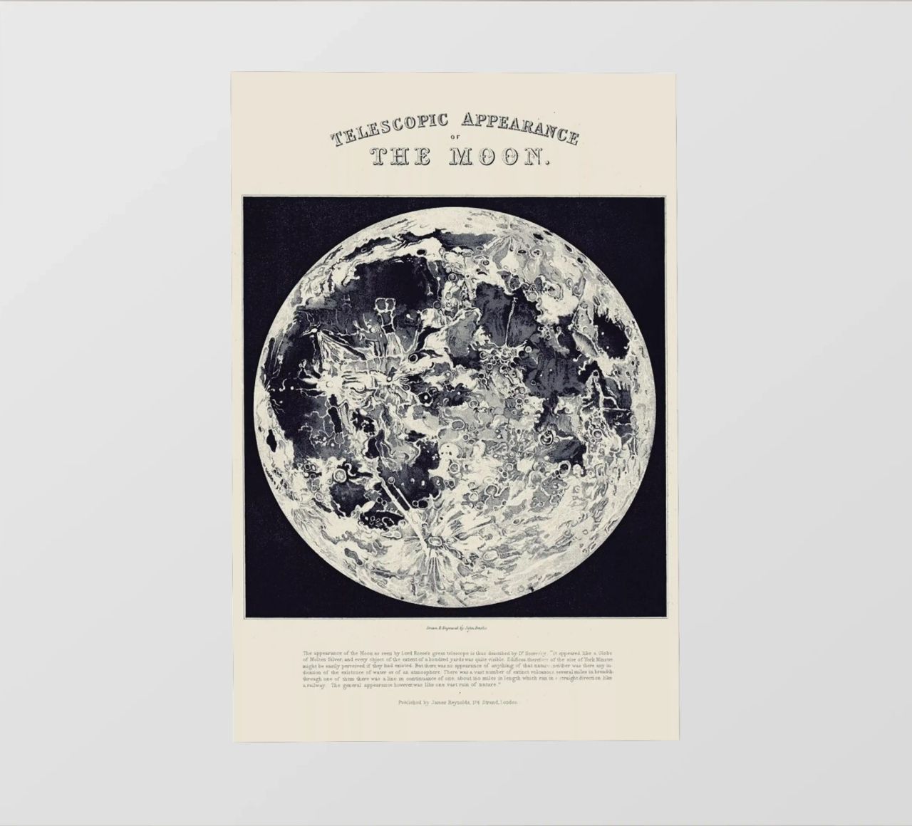 Telescopic Appearance Of The Moon pellicola backlit da Astër