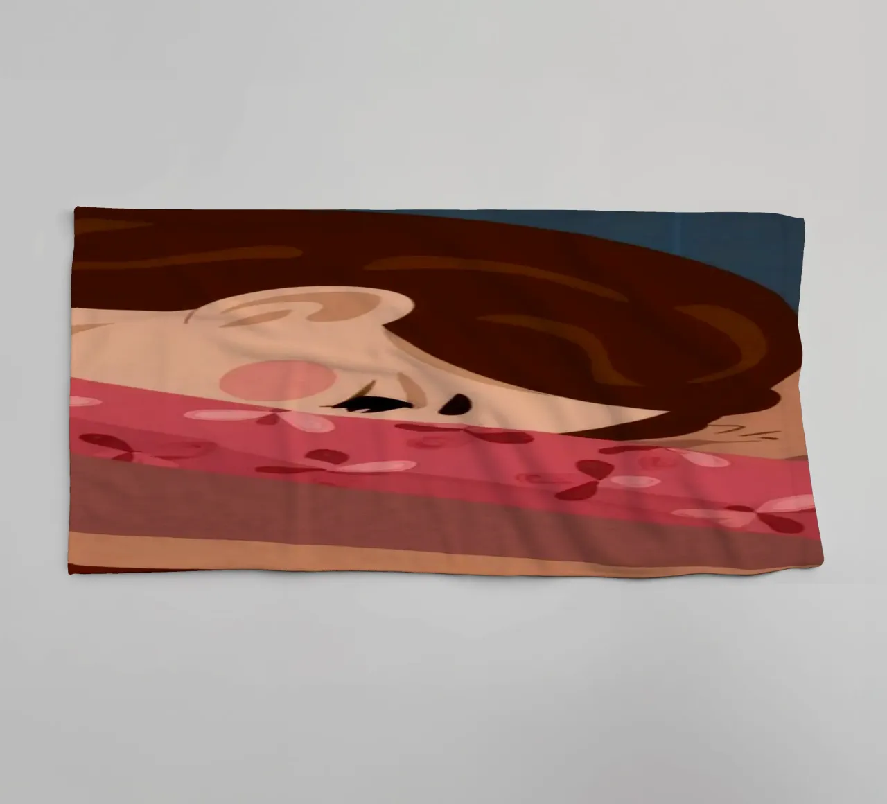Wine Serenity Repose towel by Lumina Vision