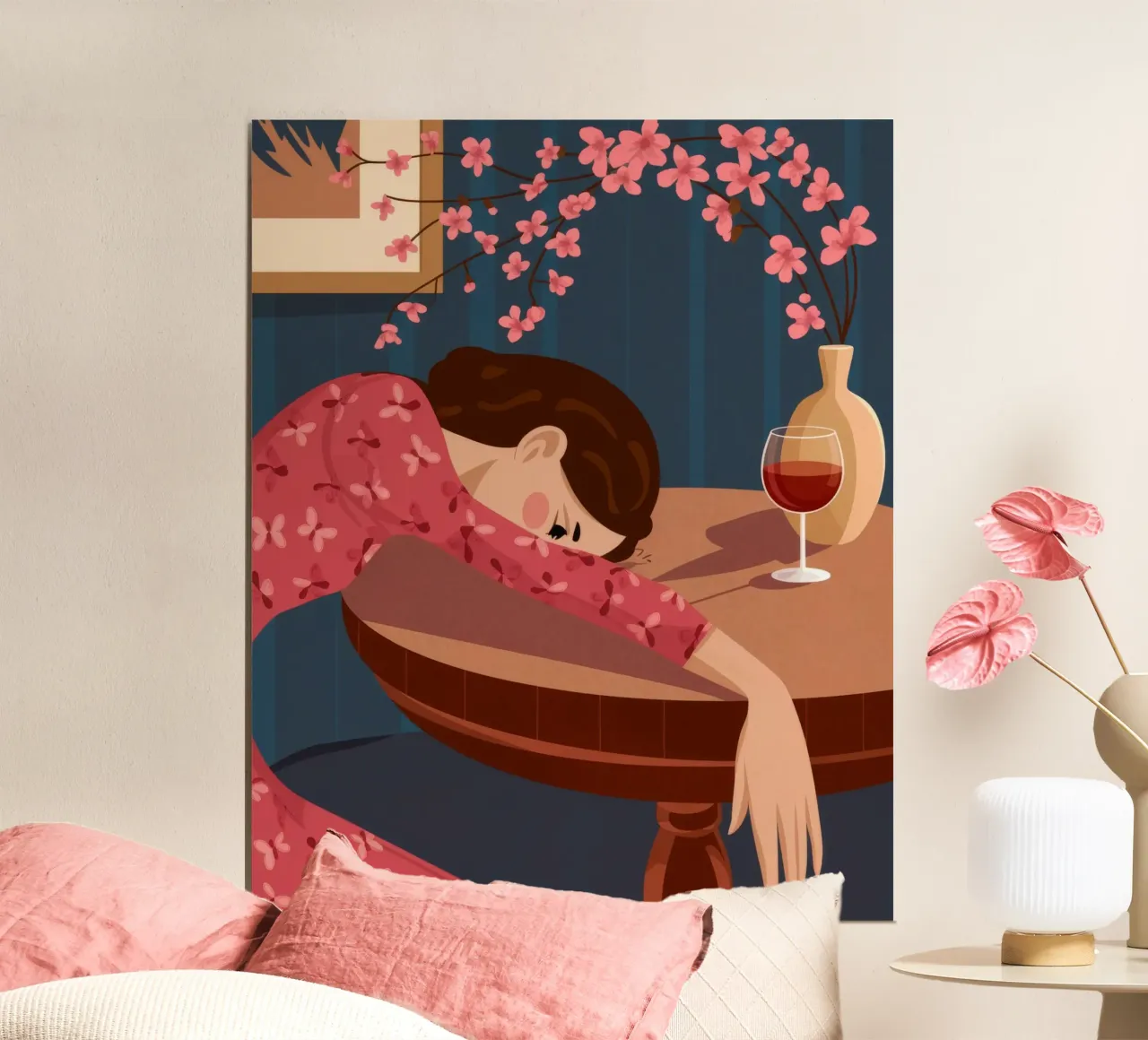 Wine Serenity Repose hahnemühle by Lumina Vision