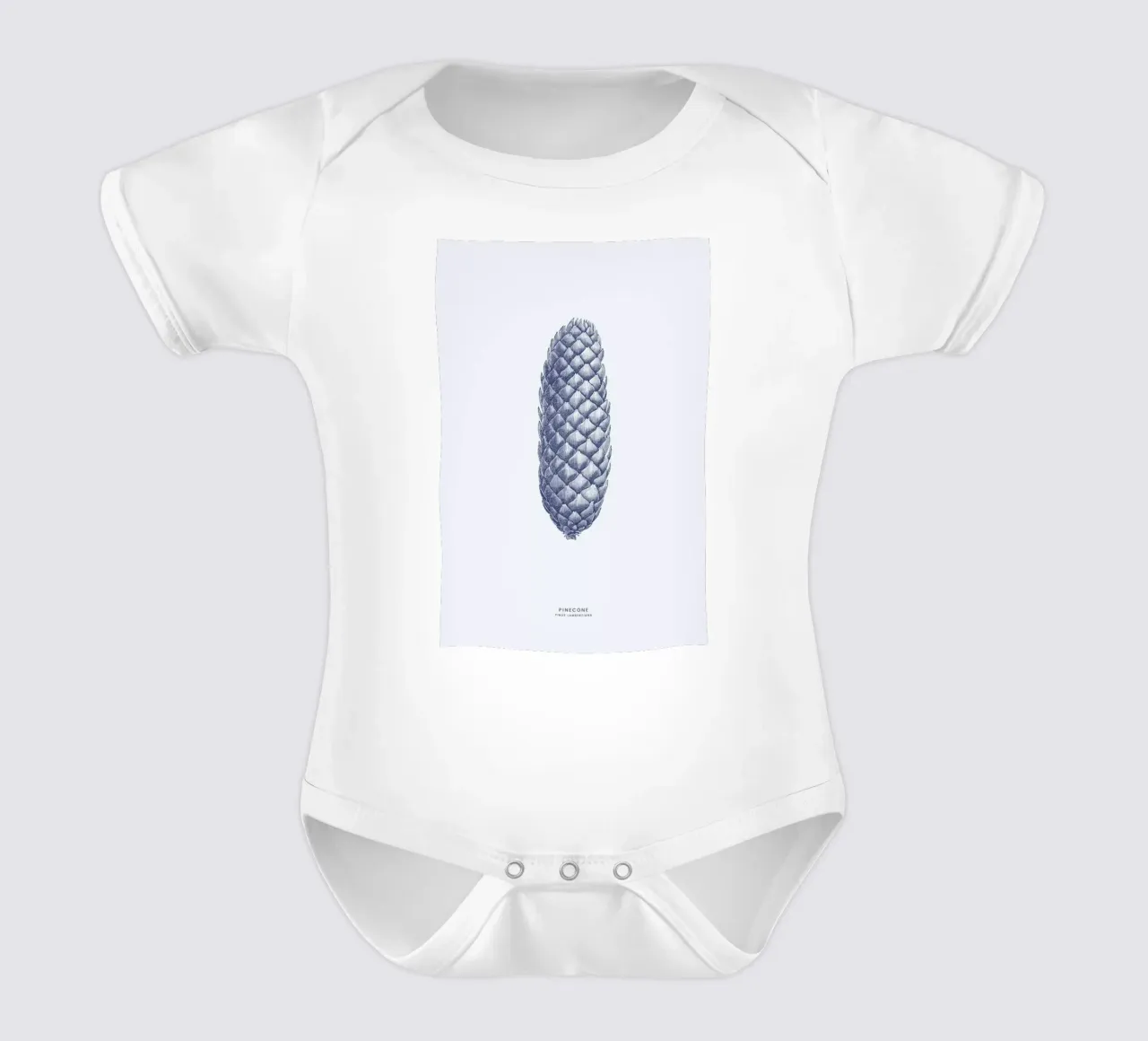 Pinecone II body neonato maniche corte da Flora & Fauna