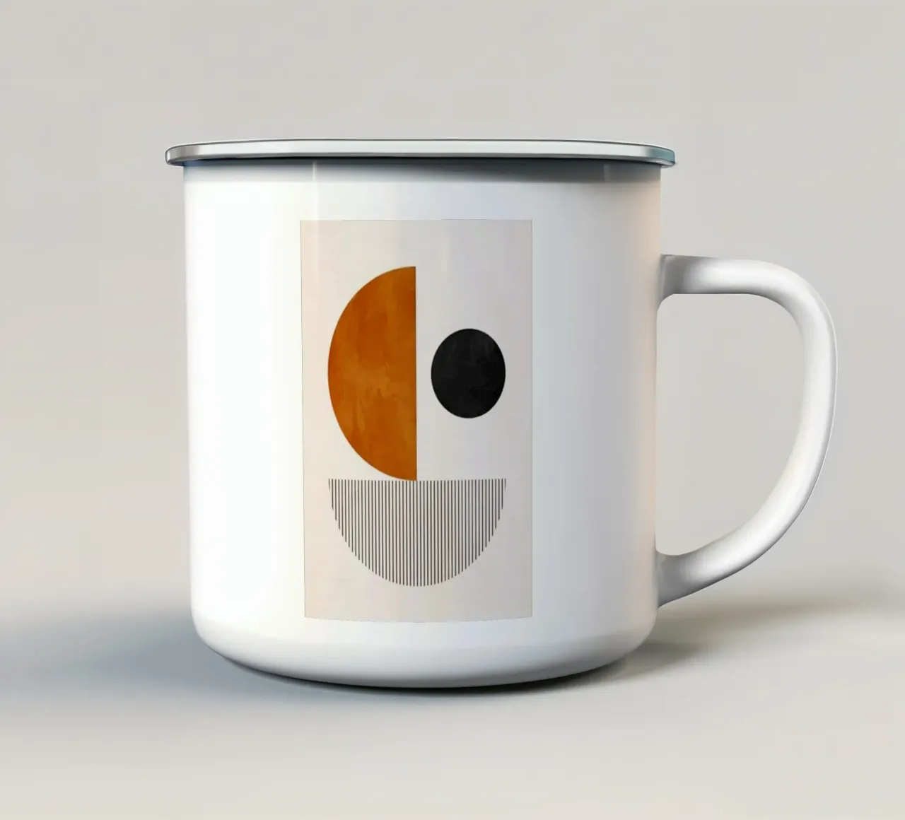Arte non complicata n. 4 tazza in smalto da Maria studio