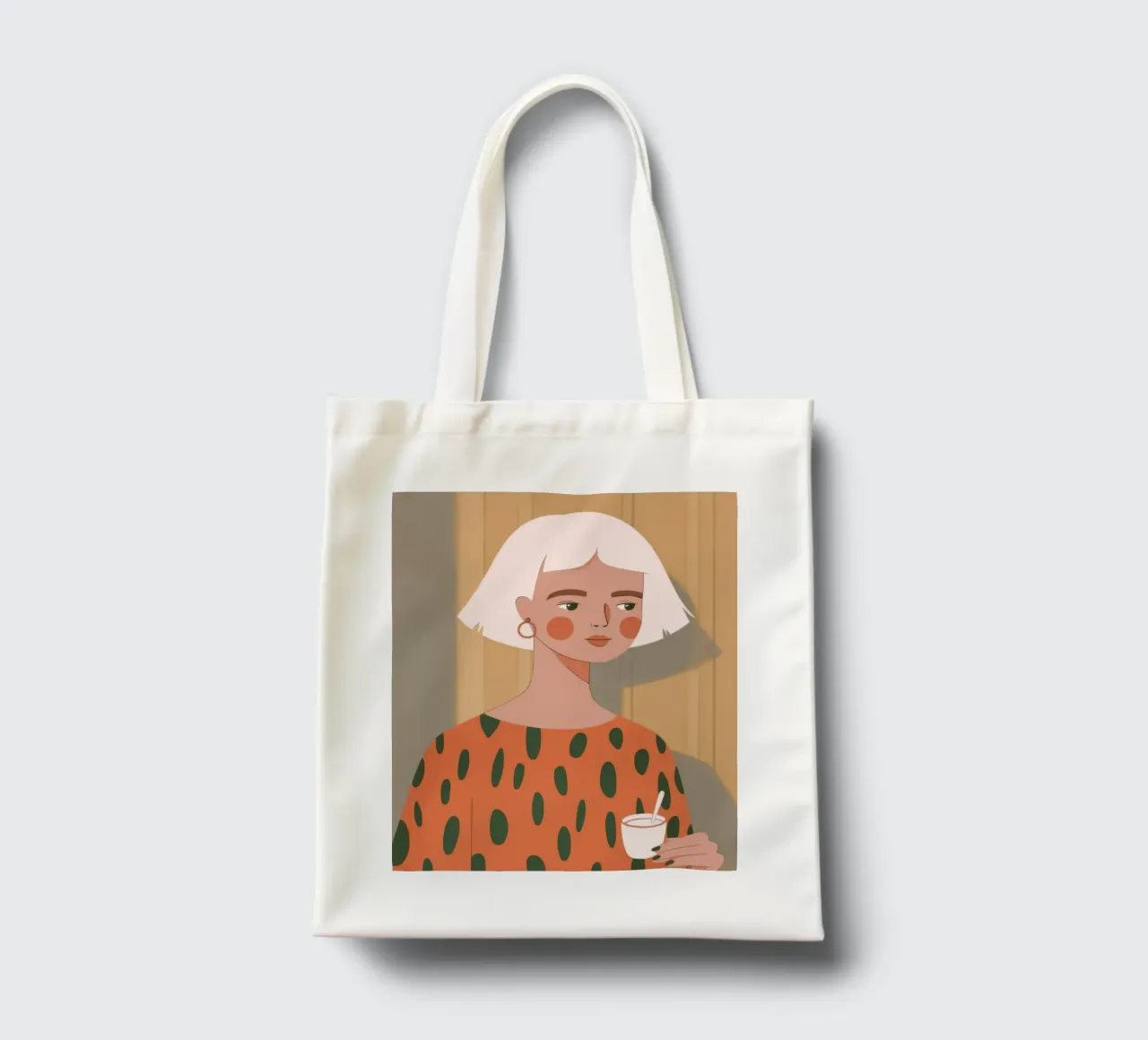 Celestial Tranquil Glow borsa in juta da Lumina Vision