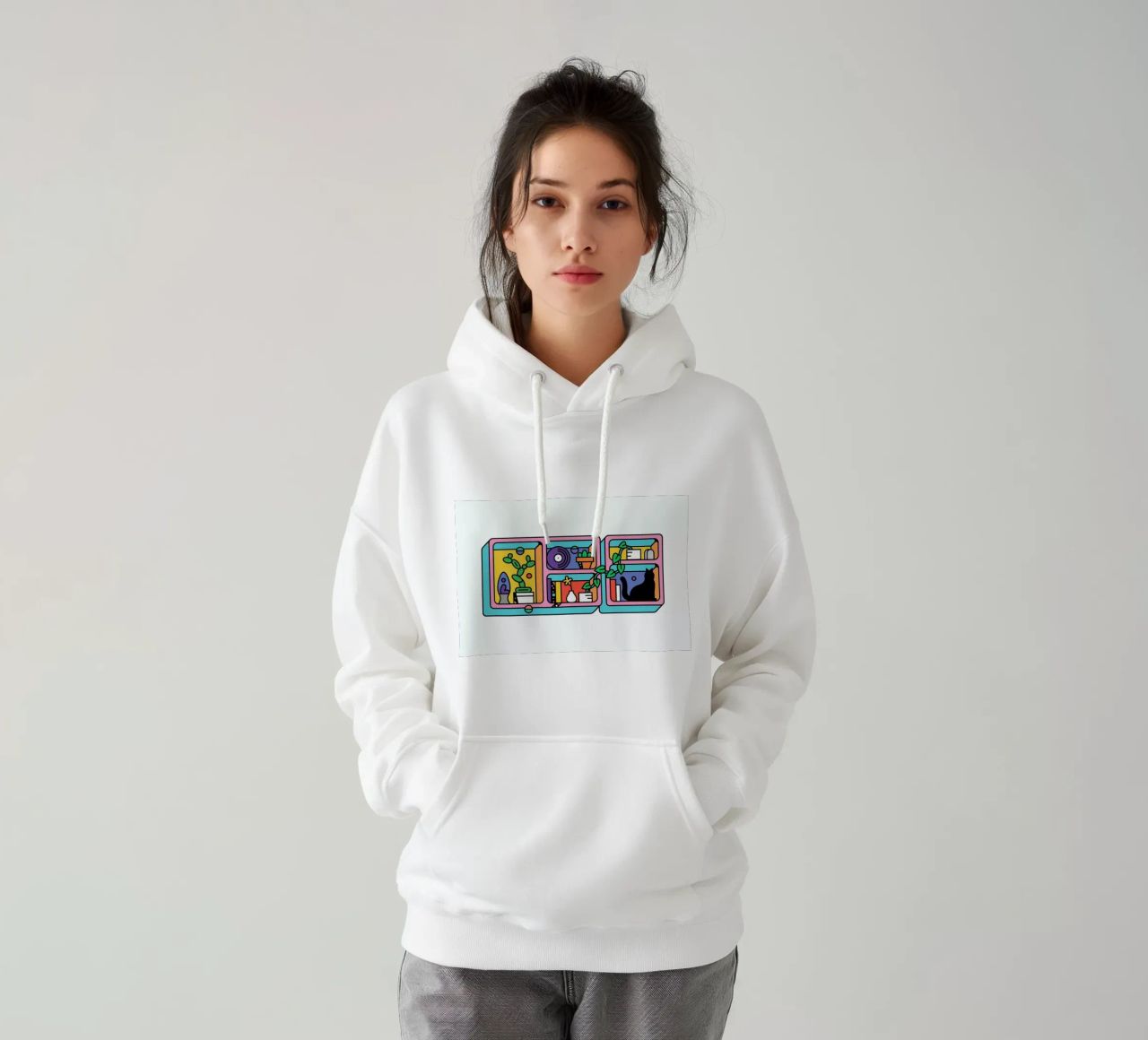 The Prickly Pear felpa con cappuccio da Tyler Dale