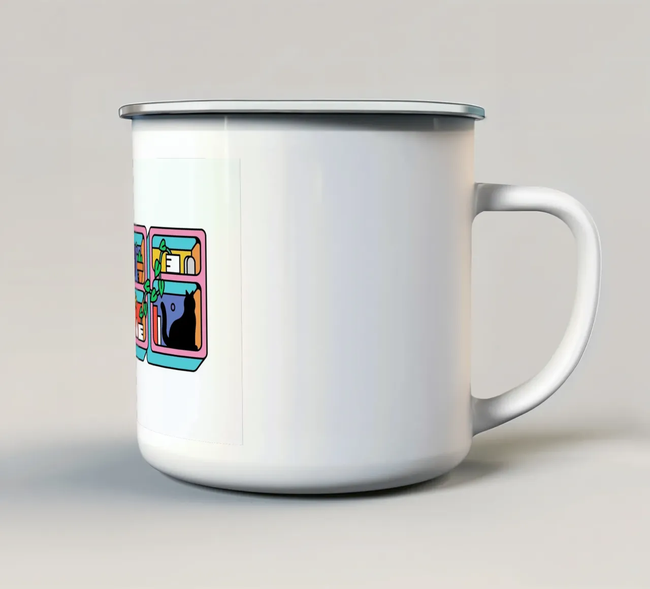 The Prickly Pear Emaille Tasse von Tyler Dale