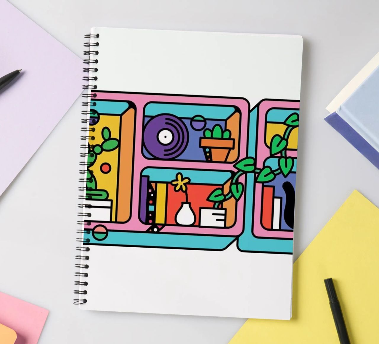 The Prickly Pear spiral notebook by Tyler Dale
