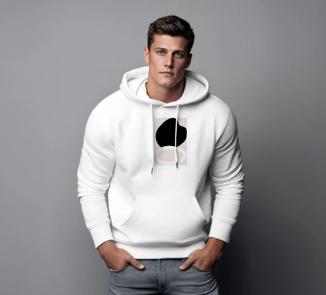 Dark Transparent felpa con cappuccio da Graphite