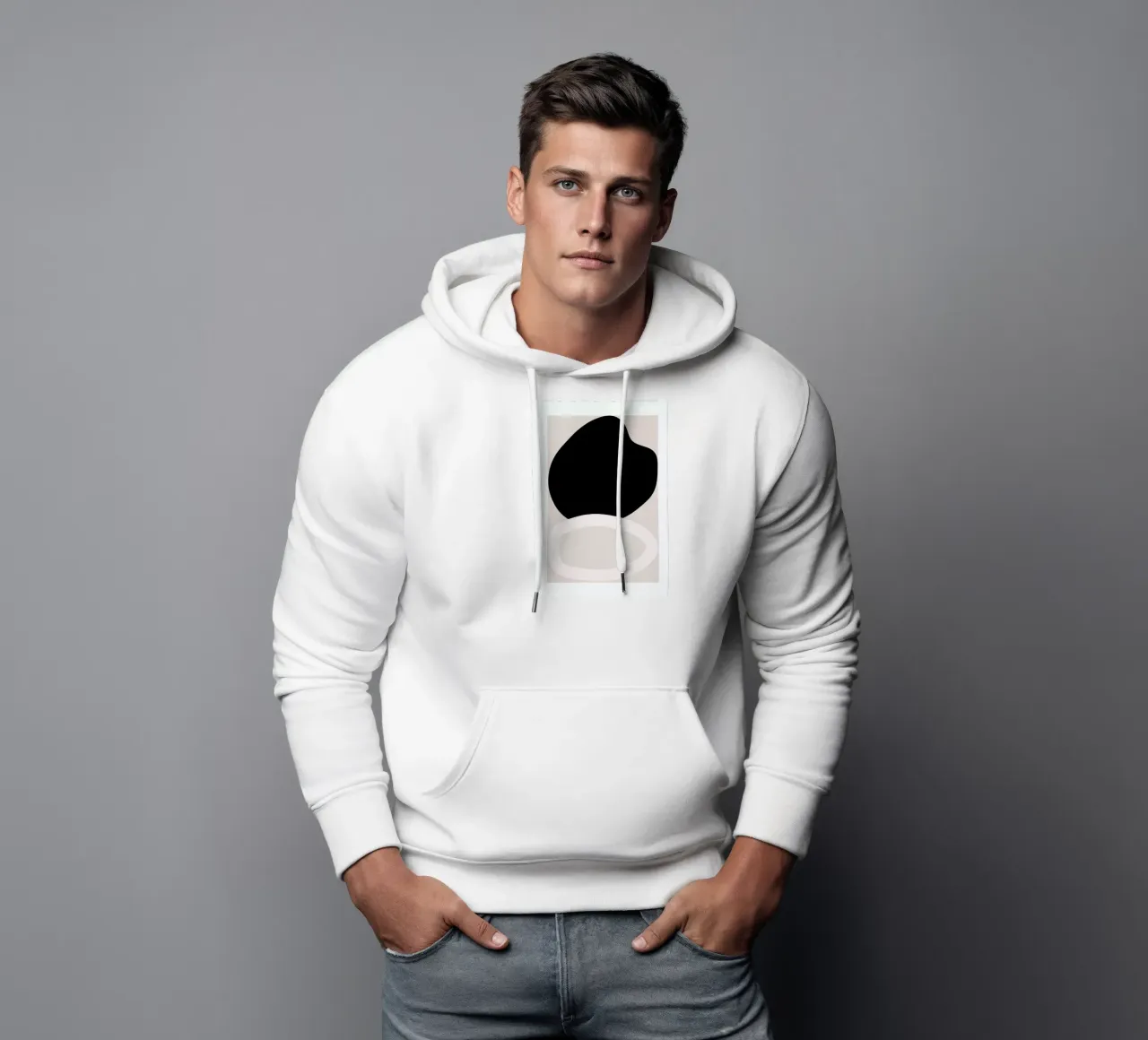 Dark Transparent felpa con cappuccio da Graphite