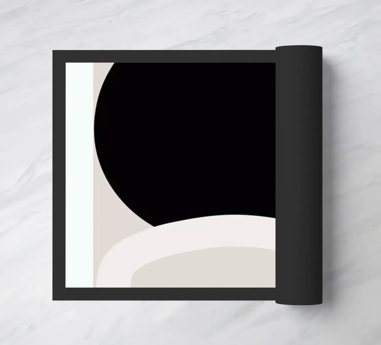 Dark Transparent deurmat van Graphite