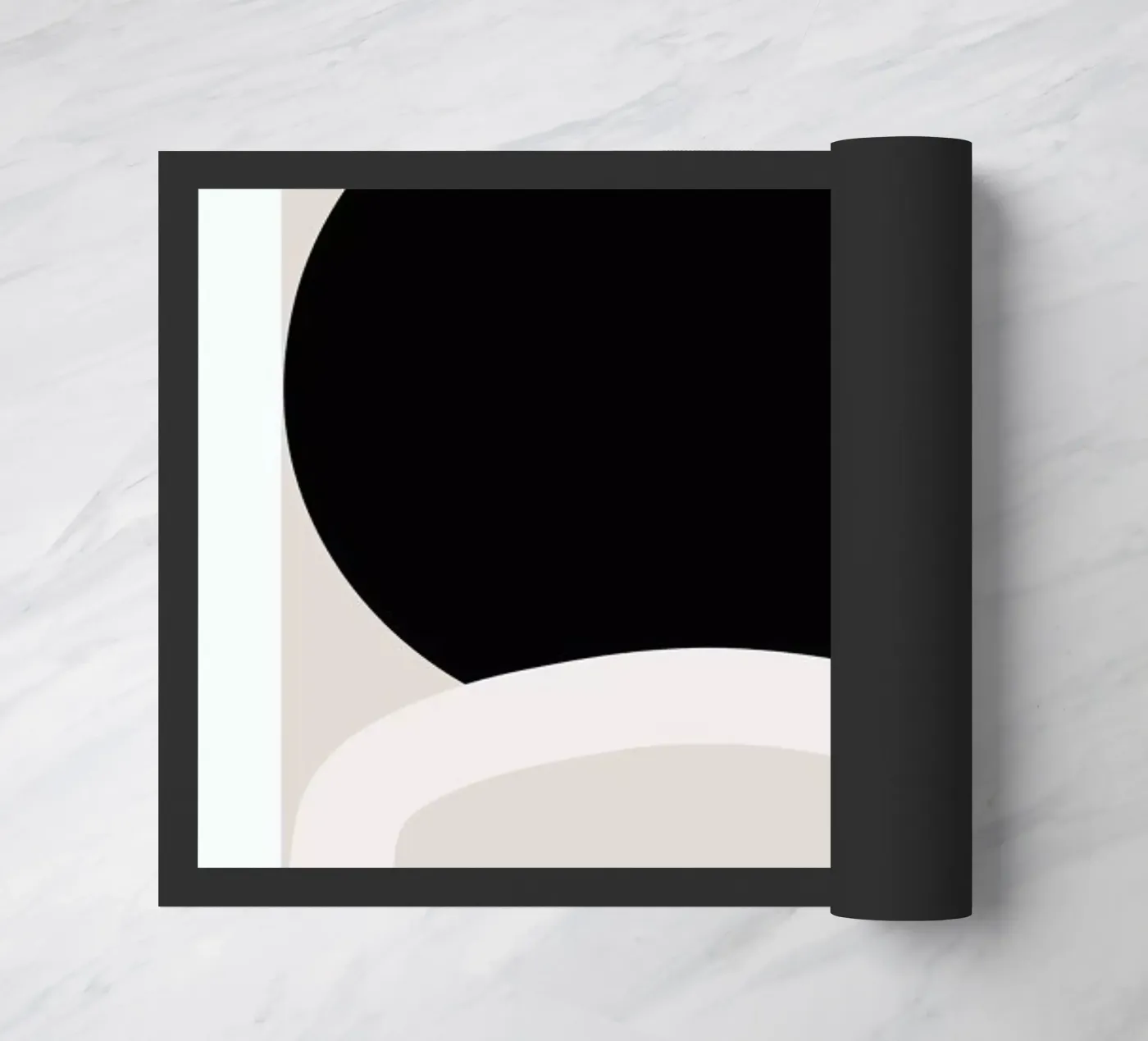 Dark Transparent paillasson de Graphite