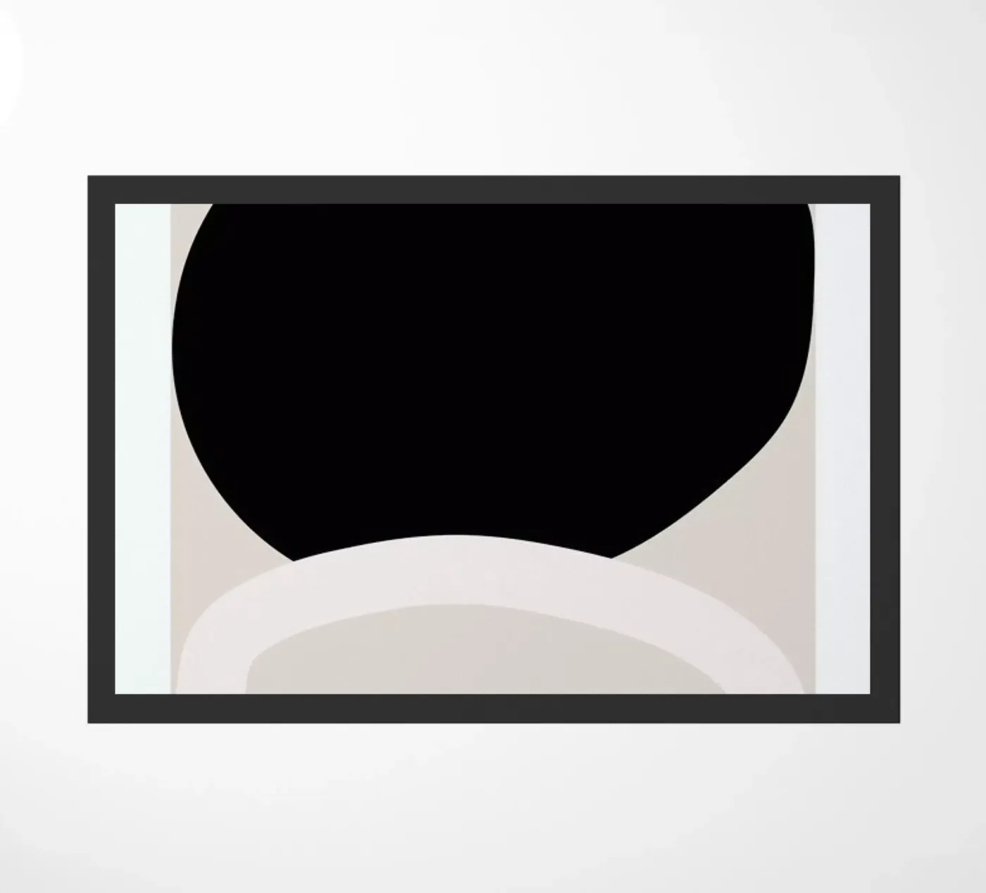 Dark Transparent paillasson de Graphite