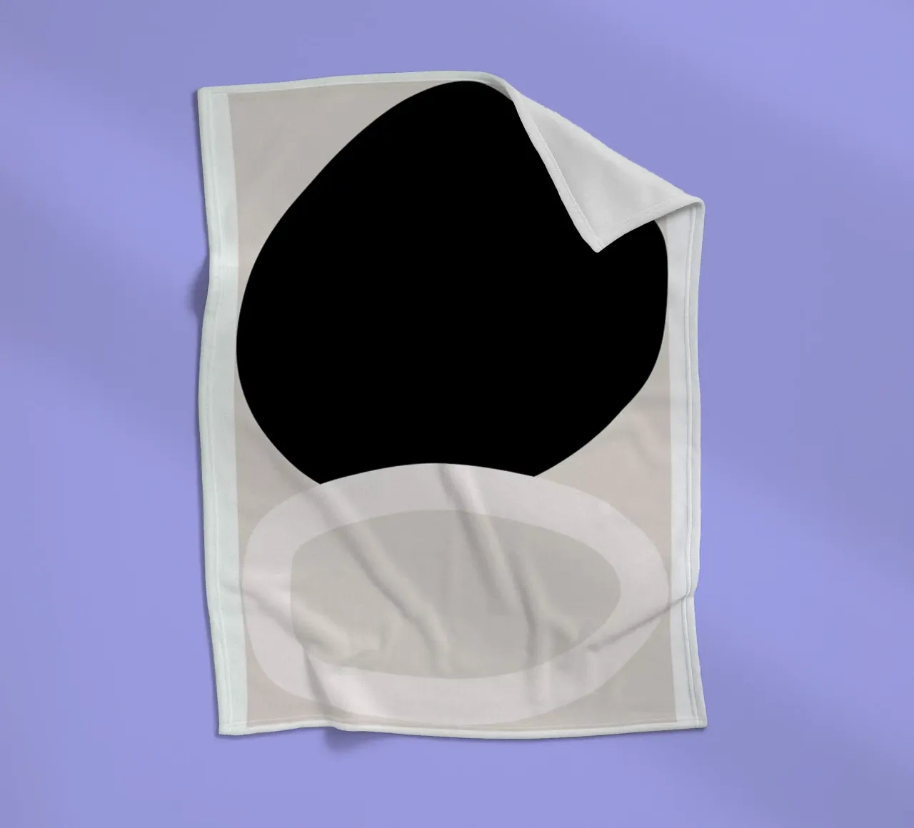 Dark Transparent fleece blanket by Graphite