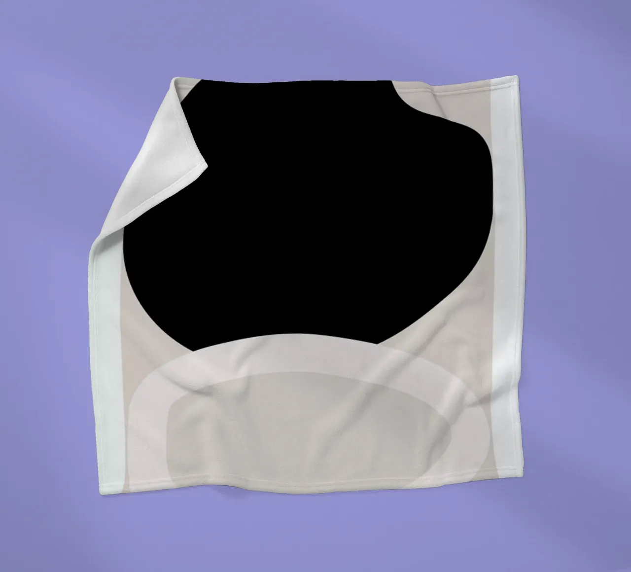 Dark Transparent fleece blanket by Graphite