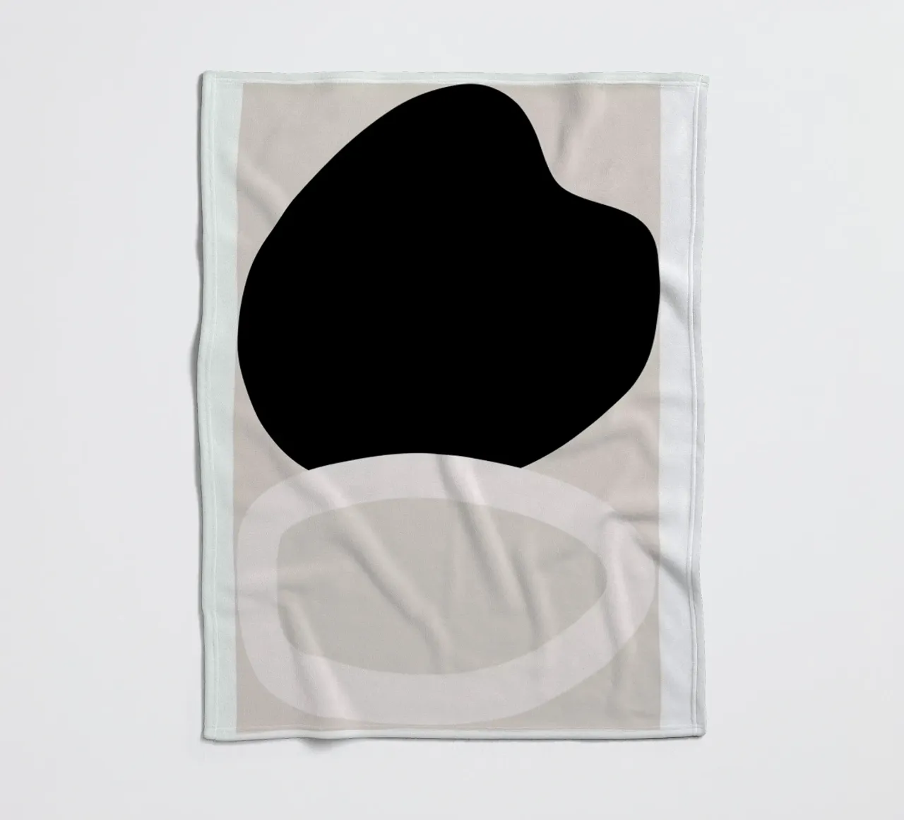 Dark Transparent fleece blanket by Graphite