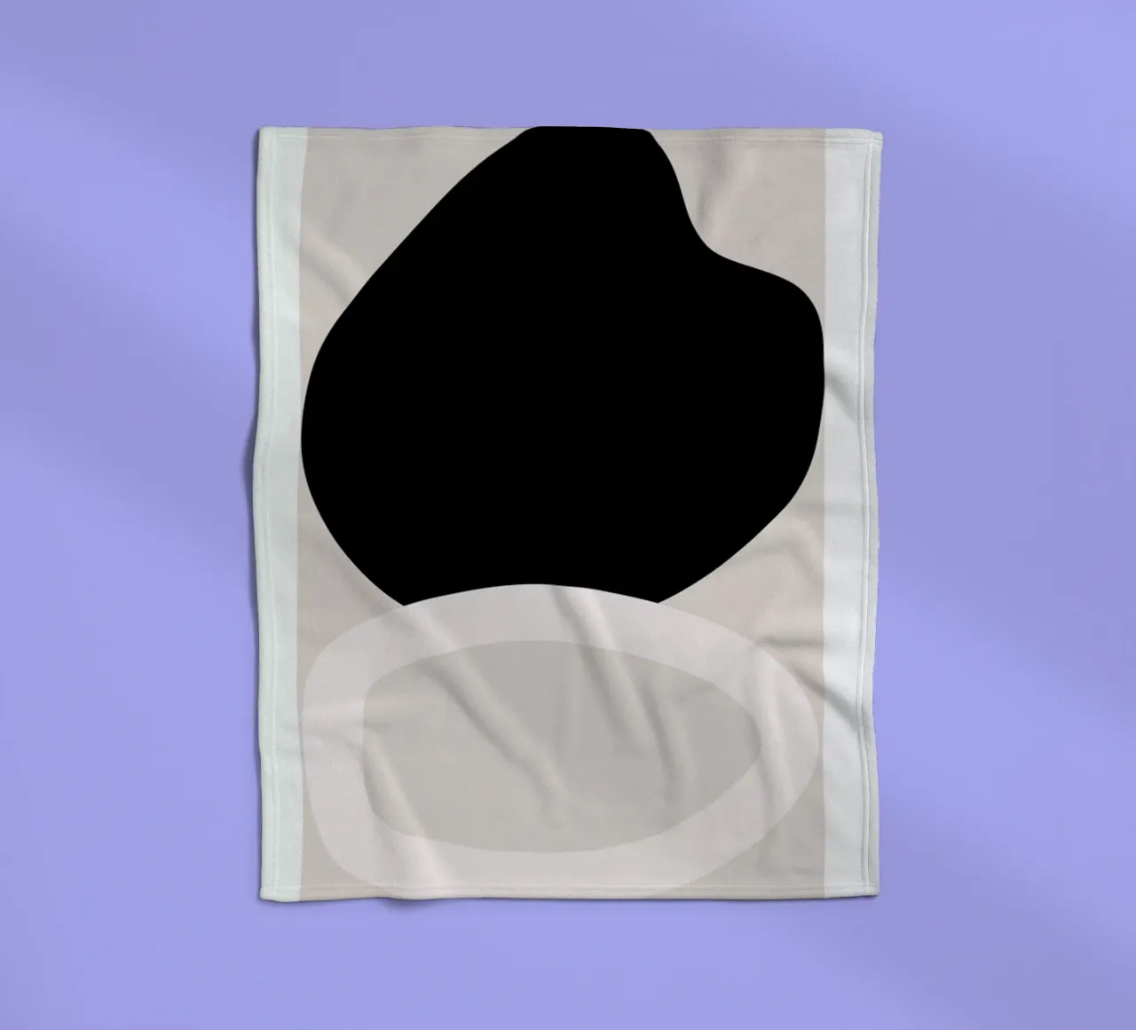 Dark Transparent fleece blanket by Graphite