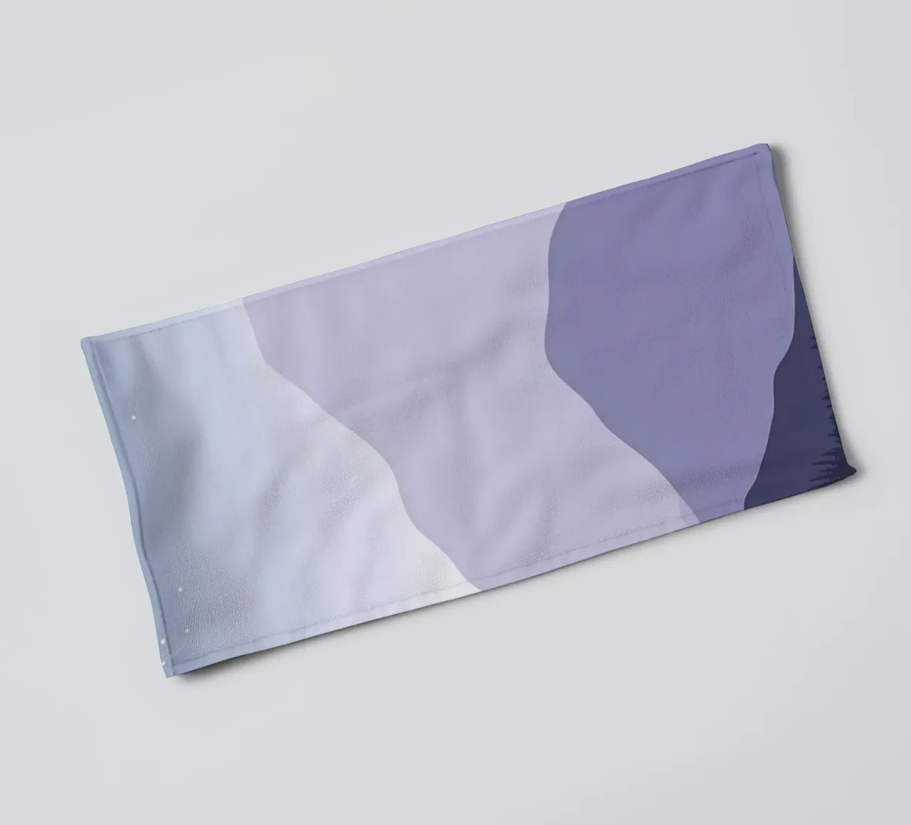 Mountain colors vector towel by Bartosz Powalka