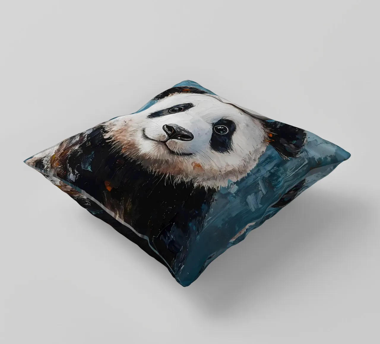 Panda con carta igienica cuscino da Adrian Patel