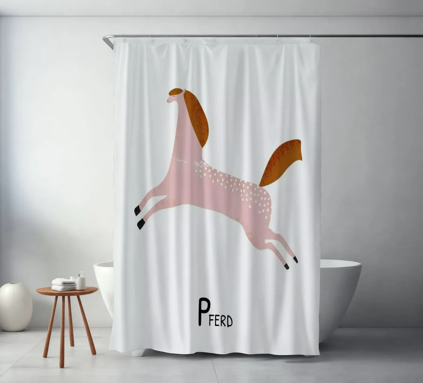 Pferd Duschvorhang von Little Flourishes