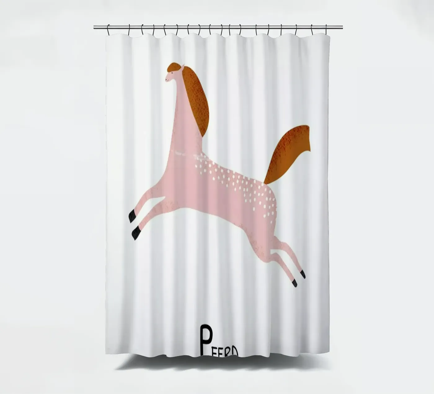 Pferd Duschvorhang von Little Flourishes